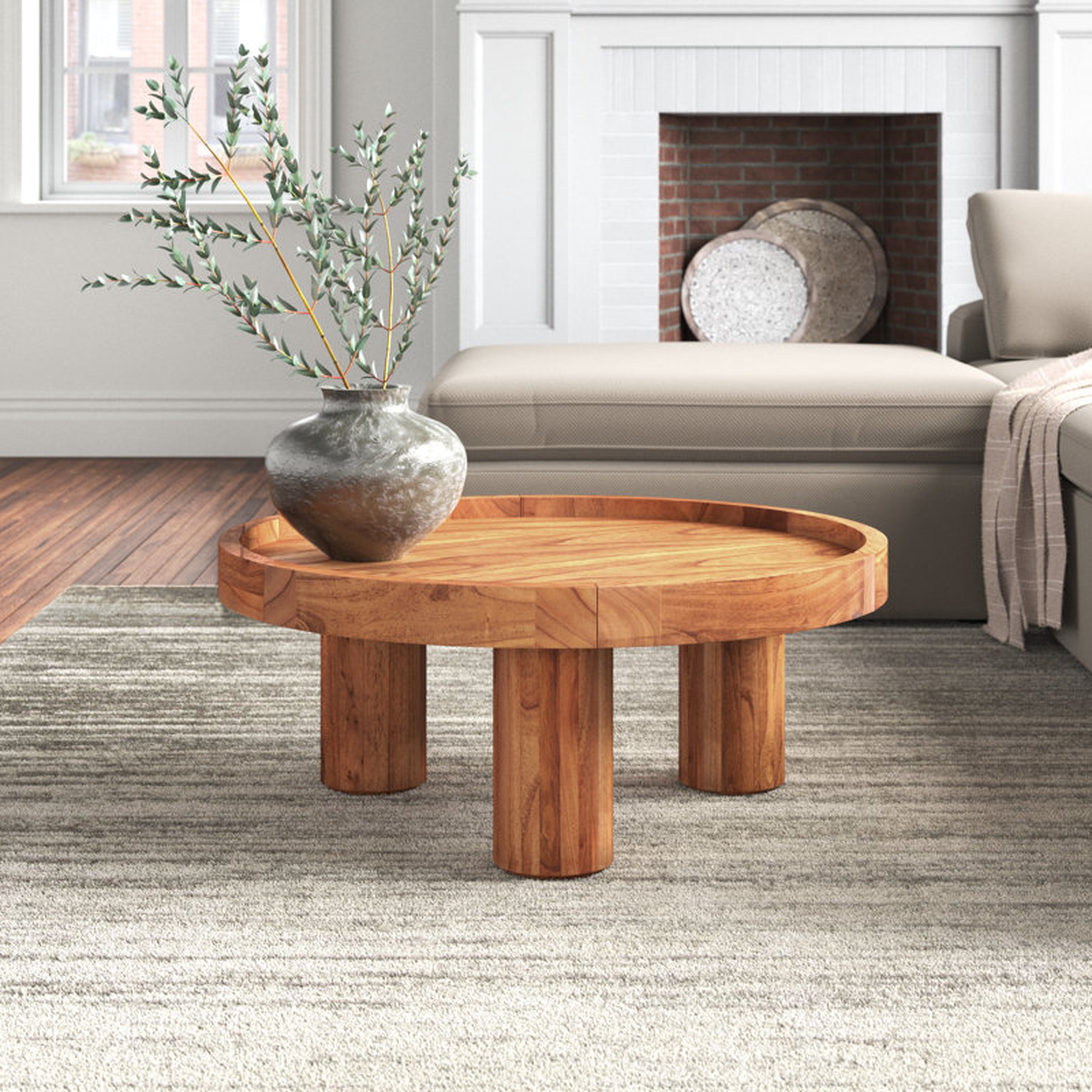 Meek 3 Leg Round Coffee Table - Wayfair