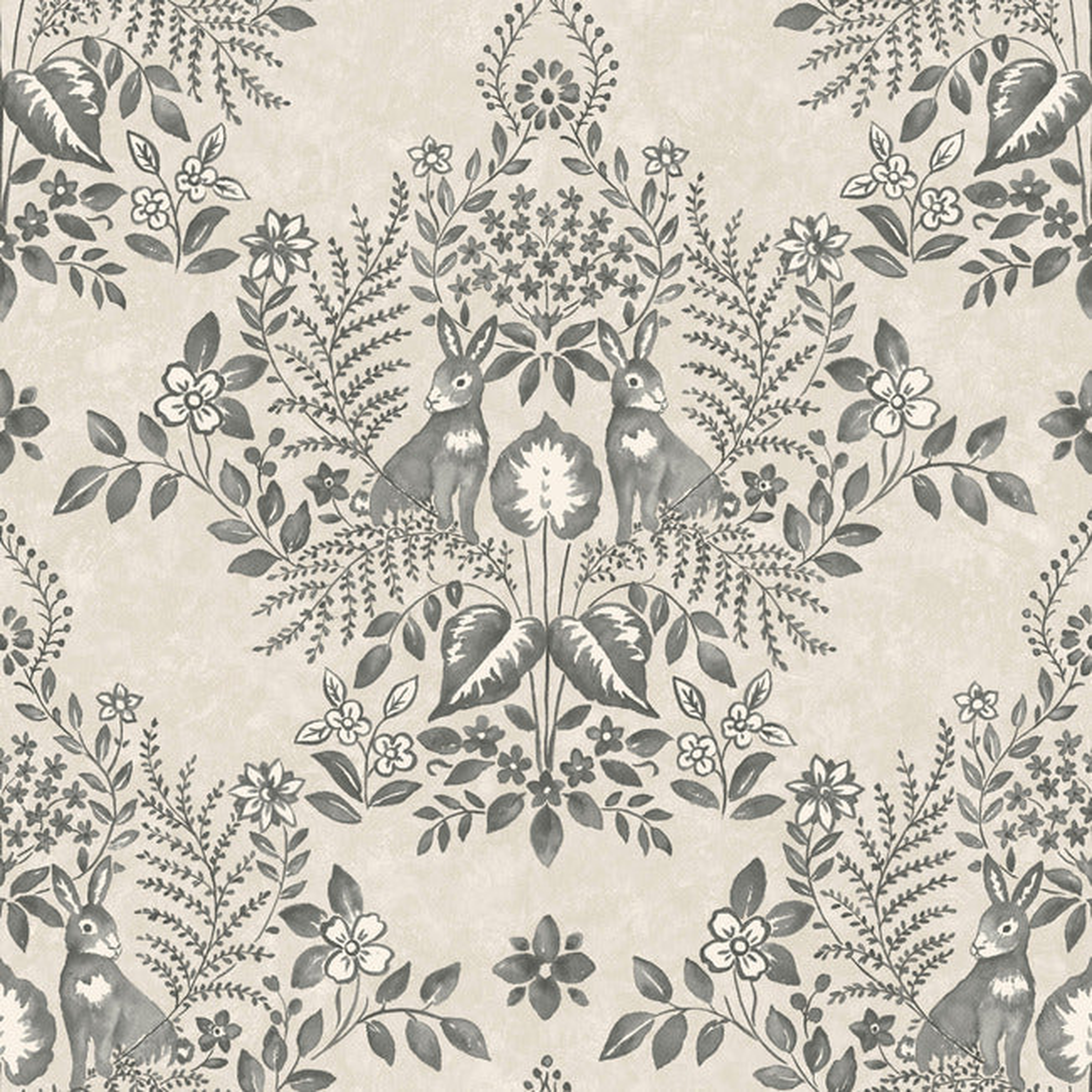 Cottontail Toile Premium Peel + Stick Wallpaper - York Wallcoverings
