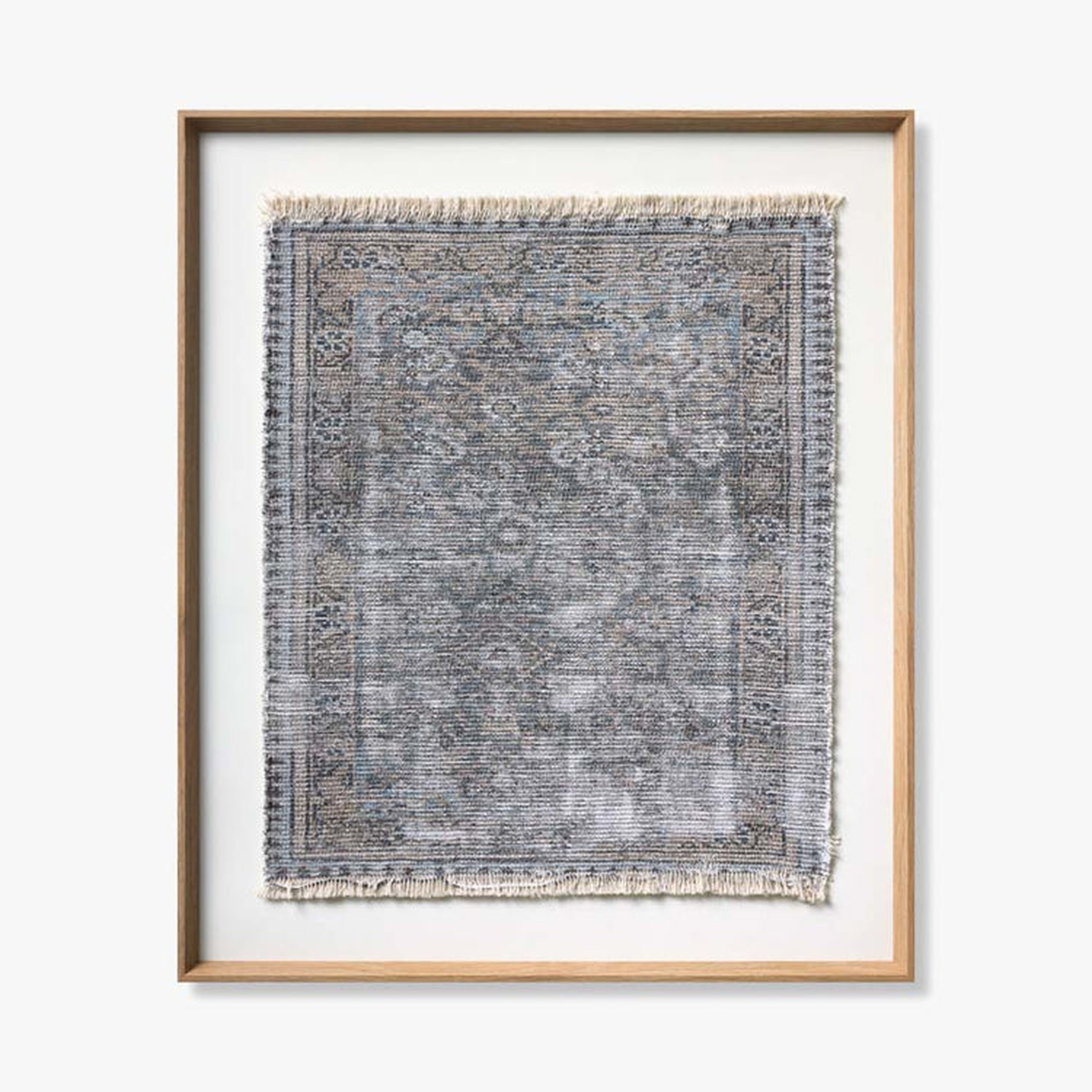 Loloi Veranasi Blue / Beige 2'-9" x 3'-3" Wall Art - Loloi Rugs