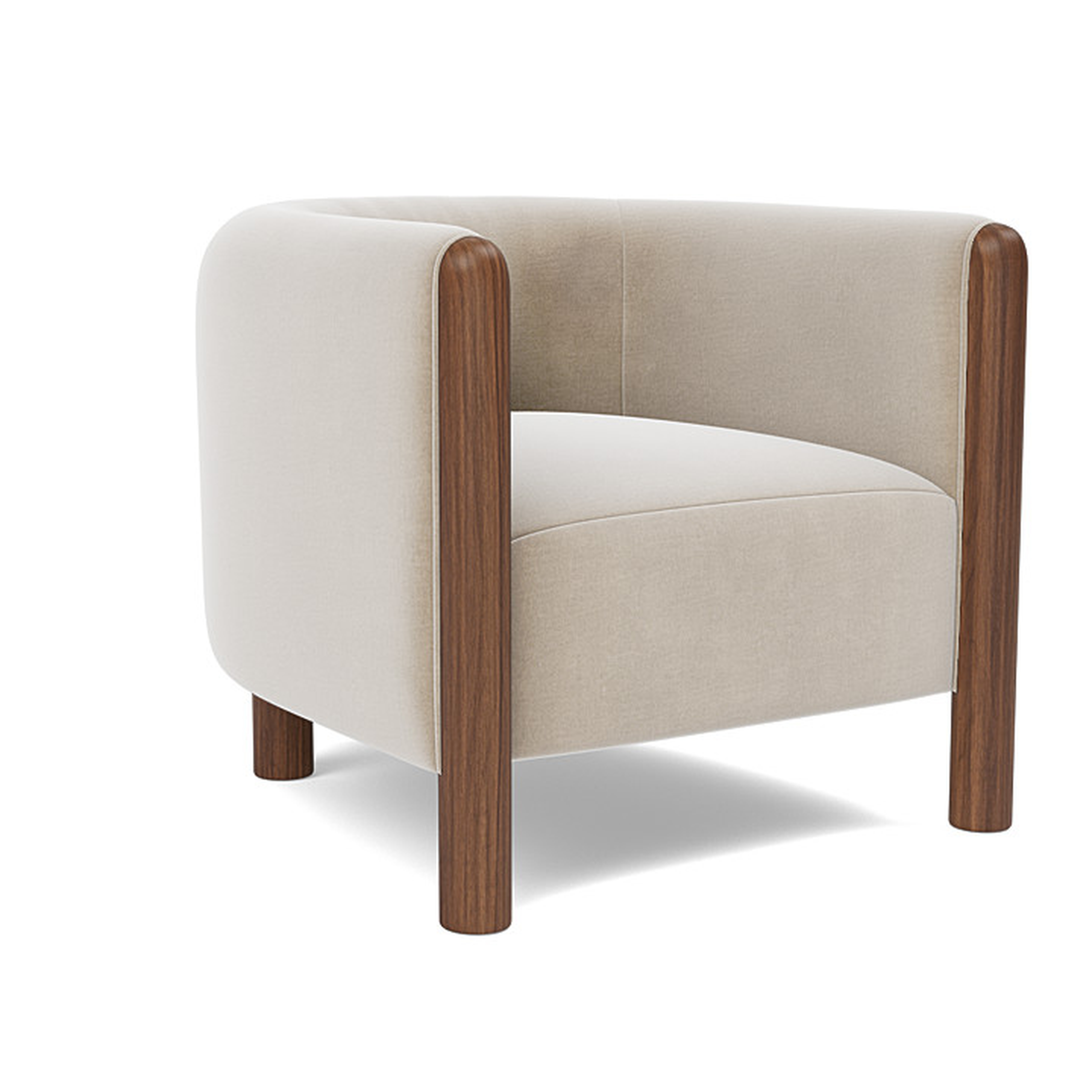 The Citizenry Laurel Armchair | Brown - The Citizenry