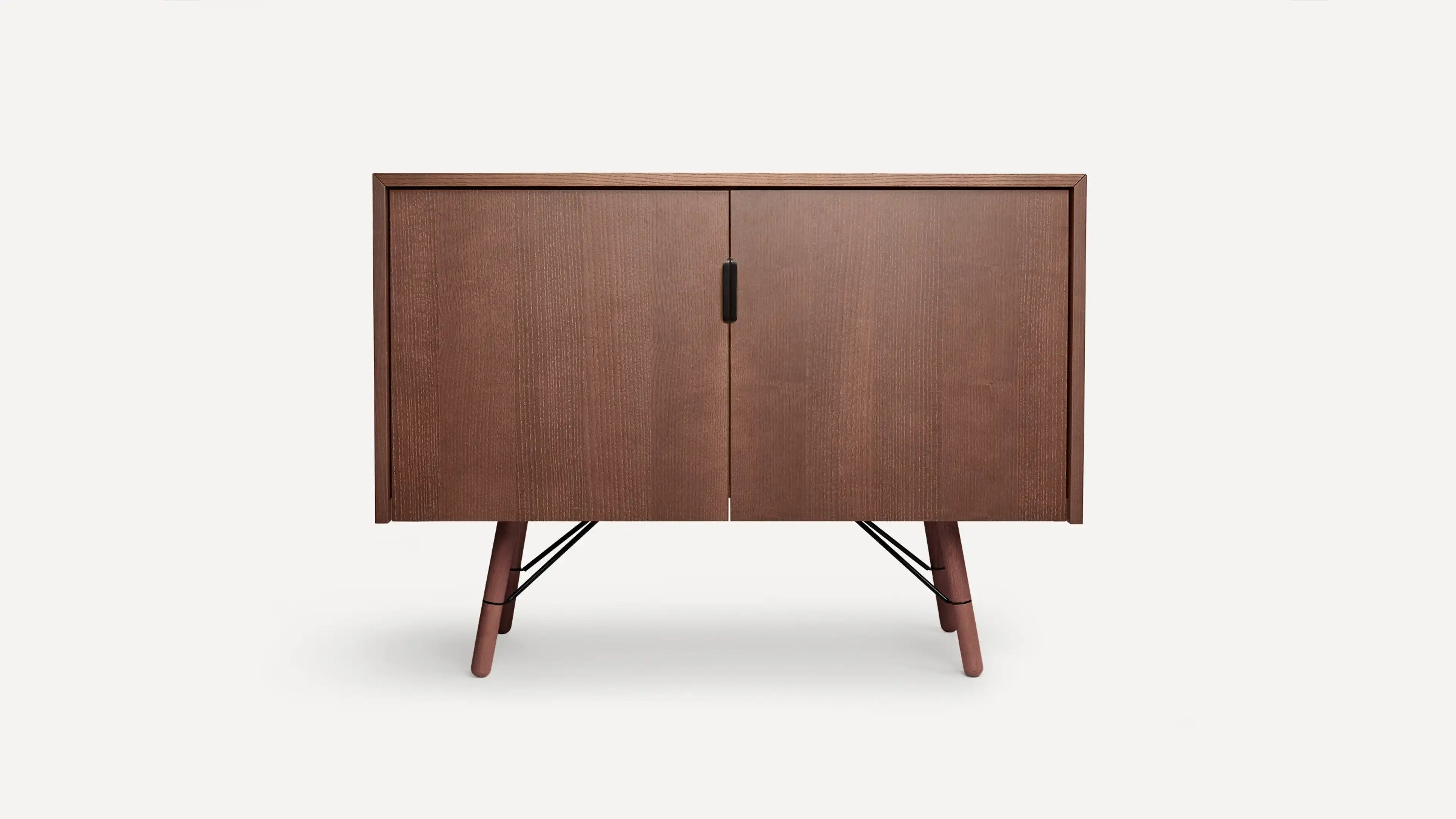Burrow Serif Credenza, Leg Finish: WalnutLegs - Burrow