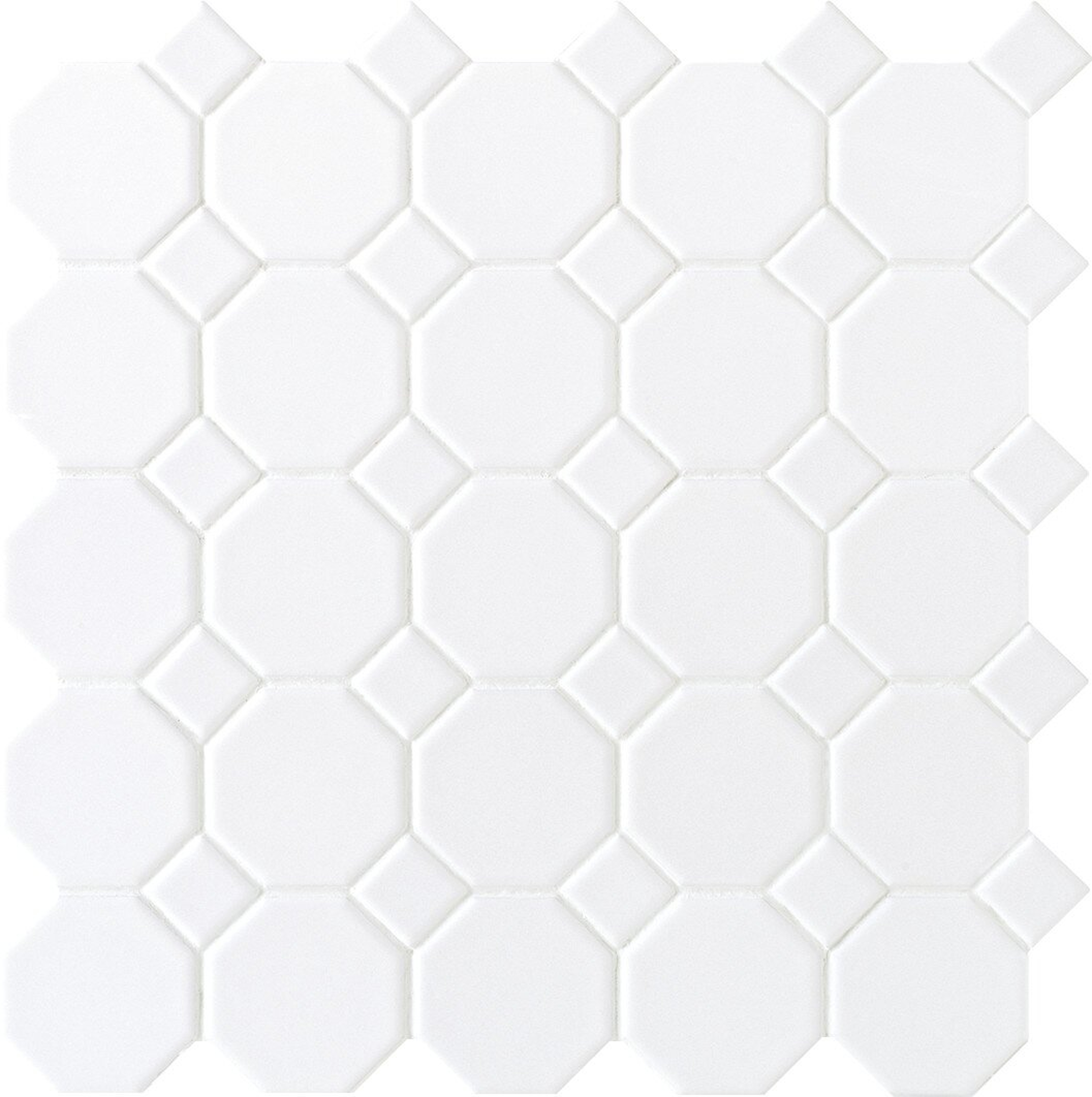 Osmond 2" x 2" Ceramic Octagon and Dot Mosaic Wall & Floor Tile - Wayfair