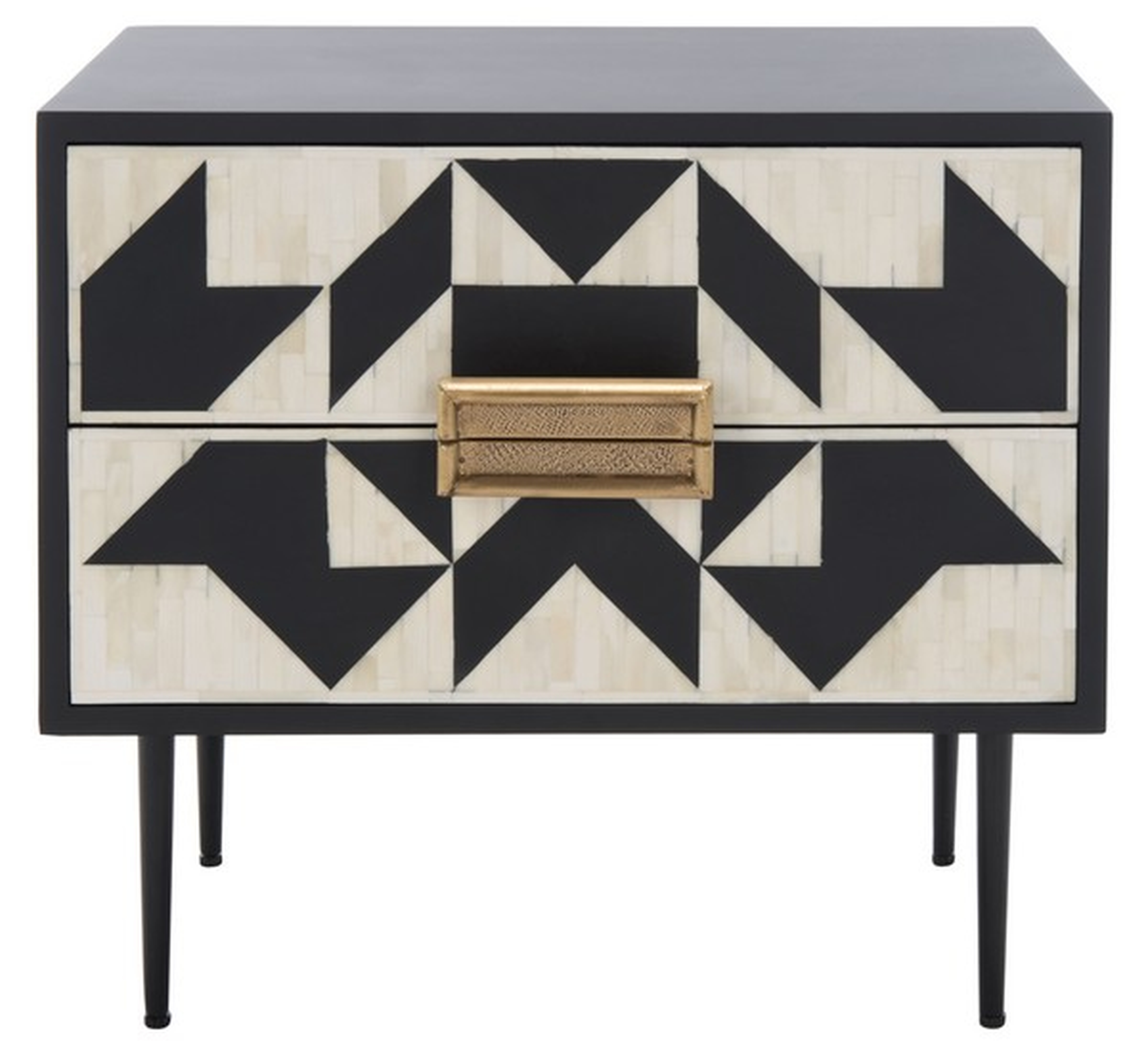 Kimori 2 Drawer Nightstand - Safavieh