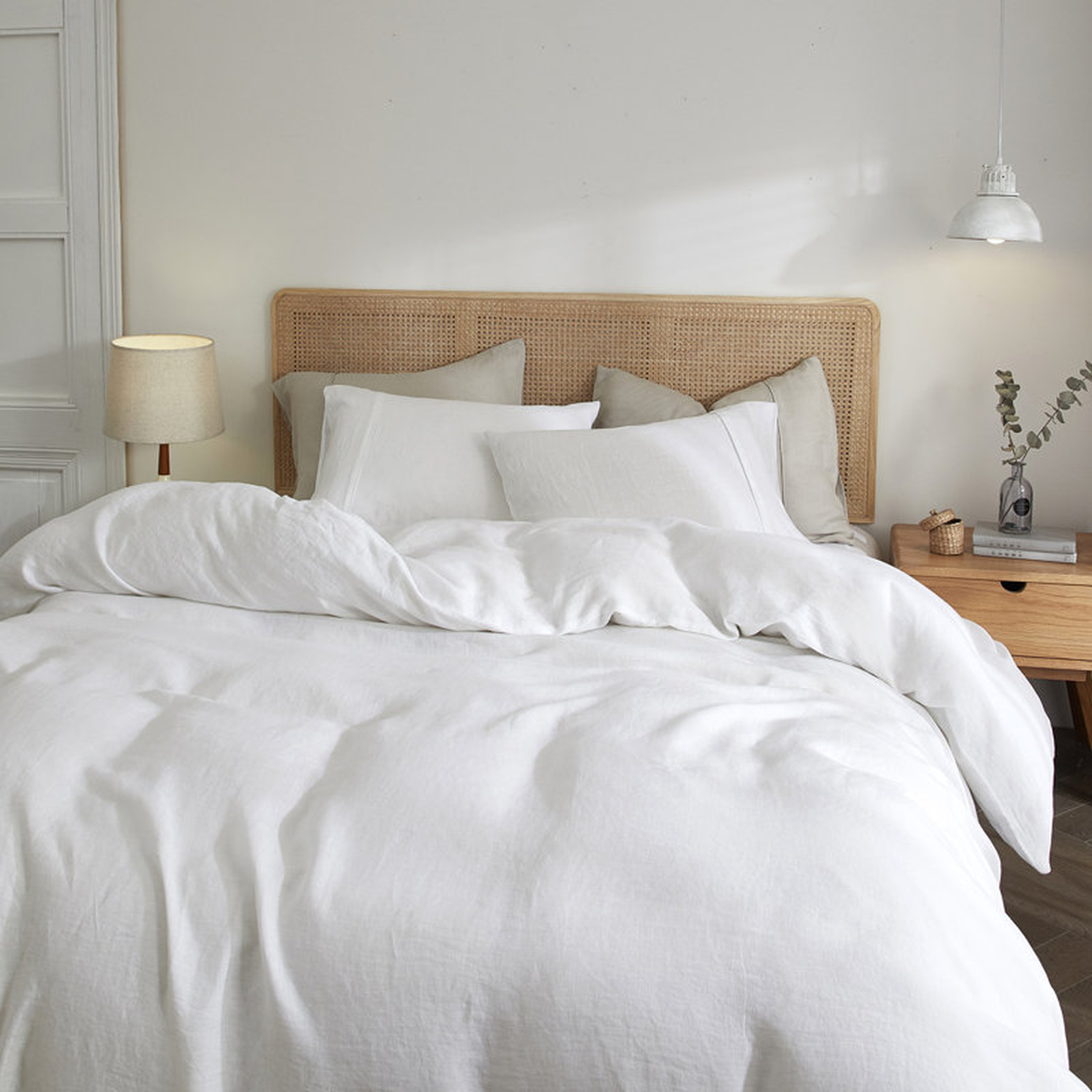 Lived in Look Linen Duvet Cover Set, 100% Pure French Linen Made - Wayfair