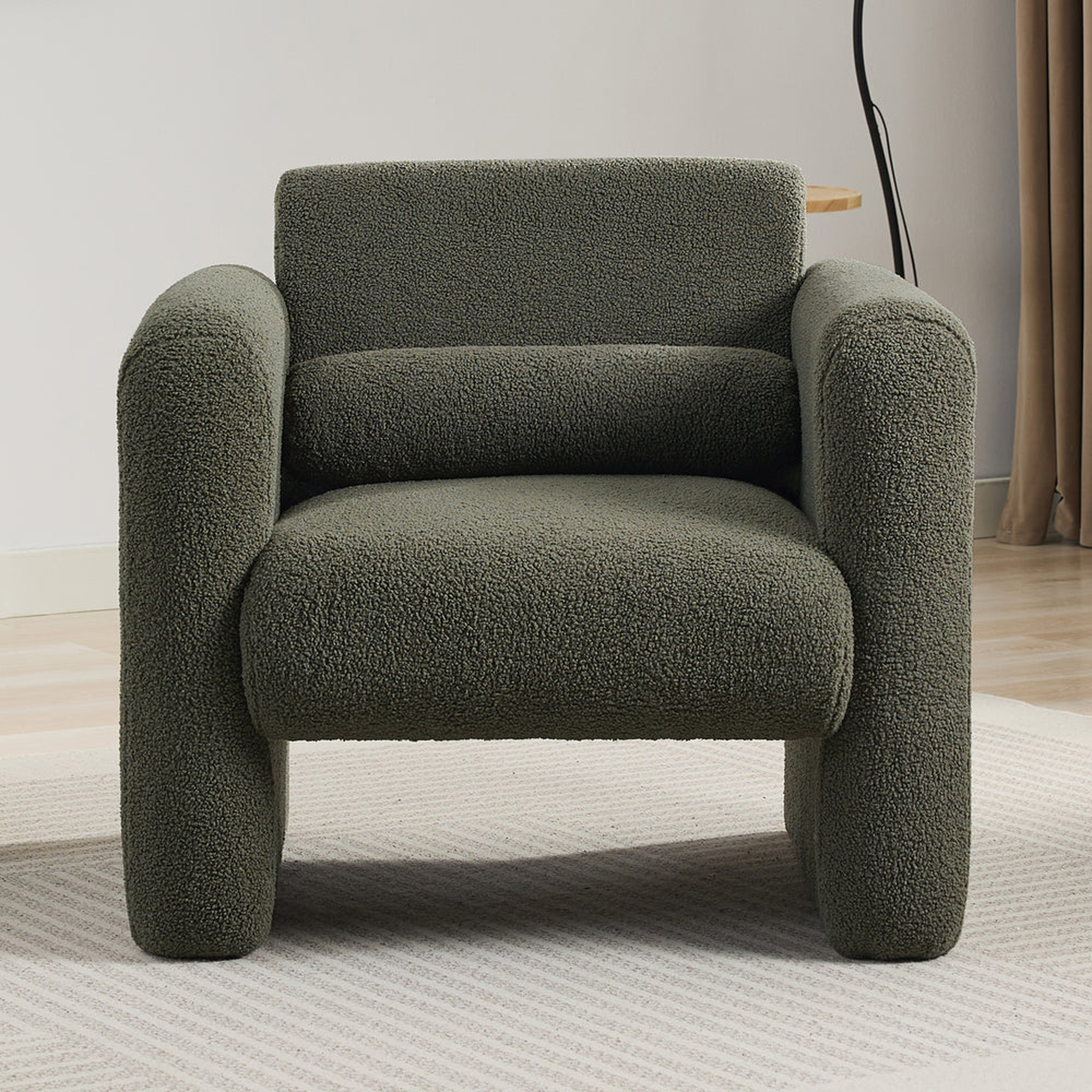 Contour & Co. | Sherpa Modern Cloud Accent Chair - Walker Edison
