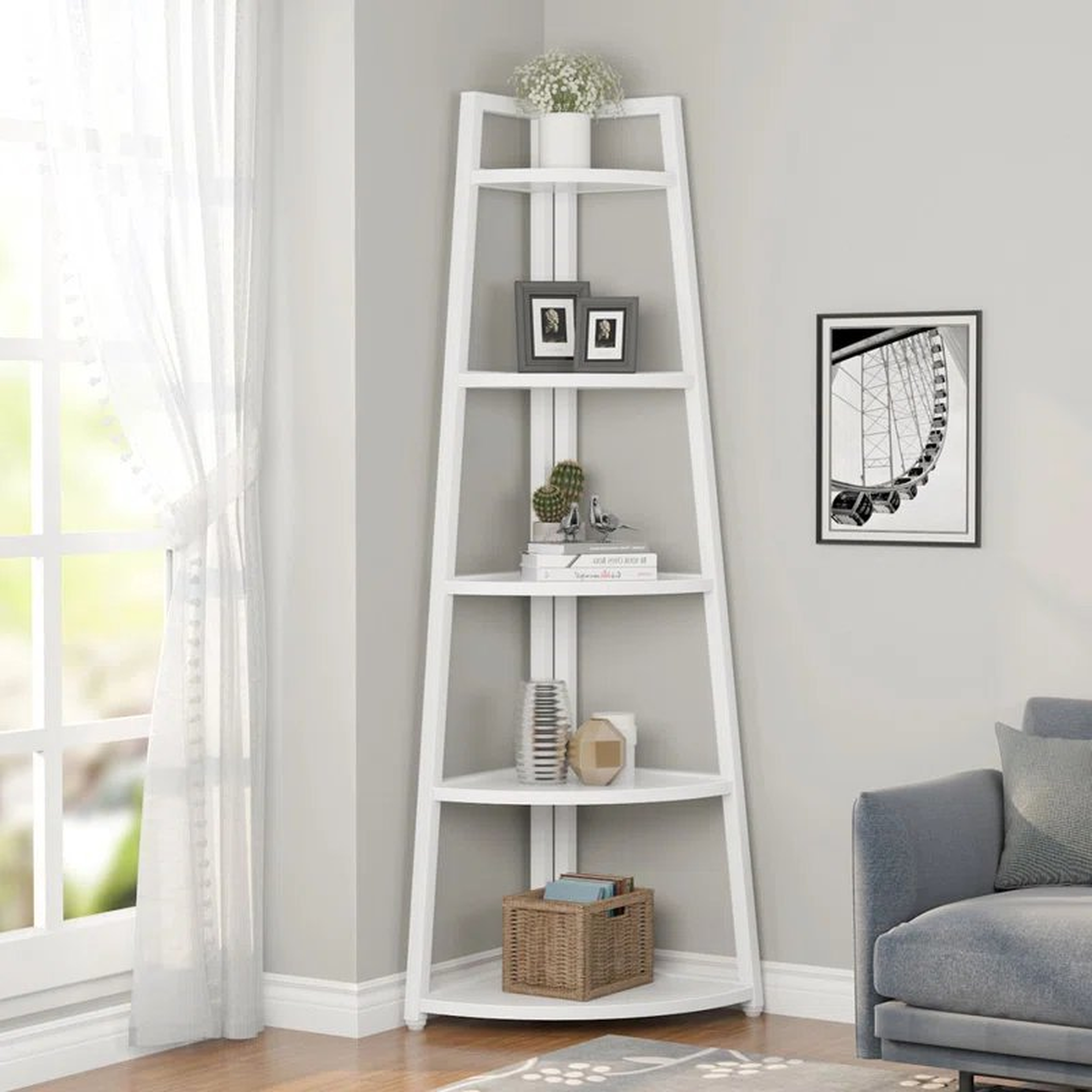 Inglesbatch Corner Bookcase - Wayfair