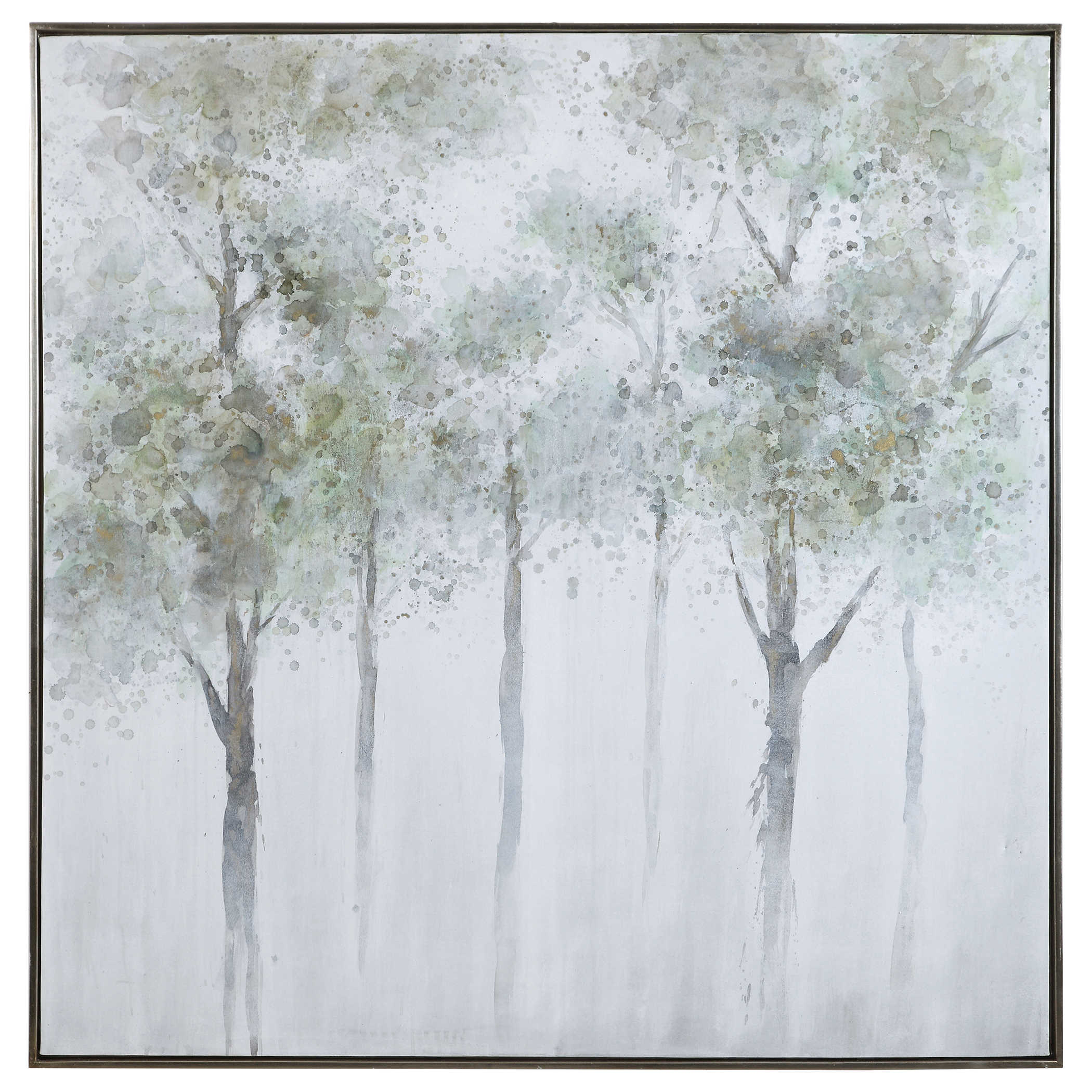 CALM FOREST HAND PAINTED CANVAS- EST: NOV 03, 2021 - Hudsonhill Foundry