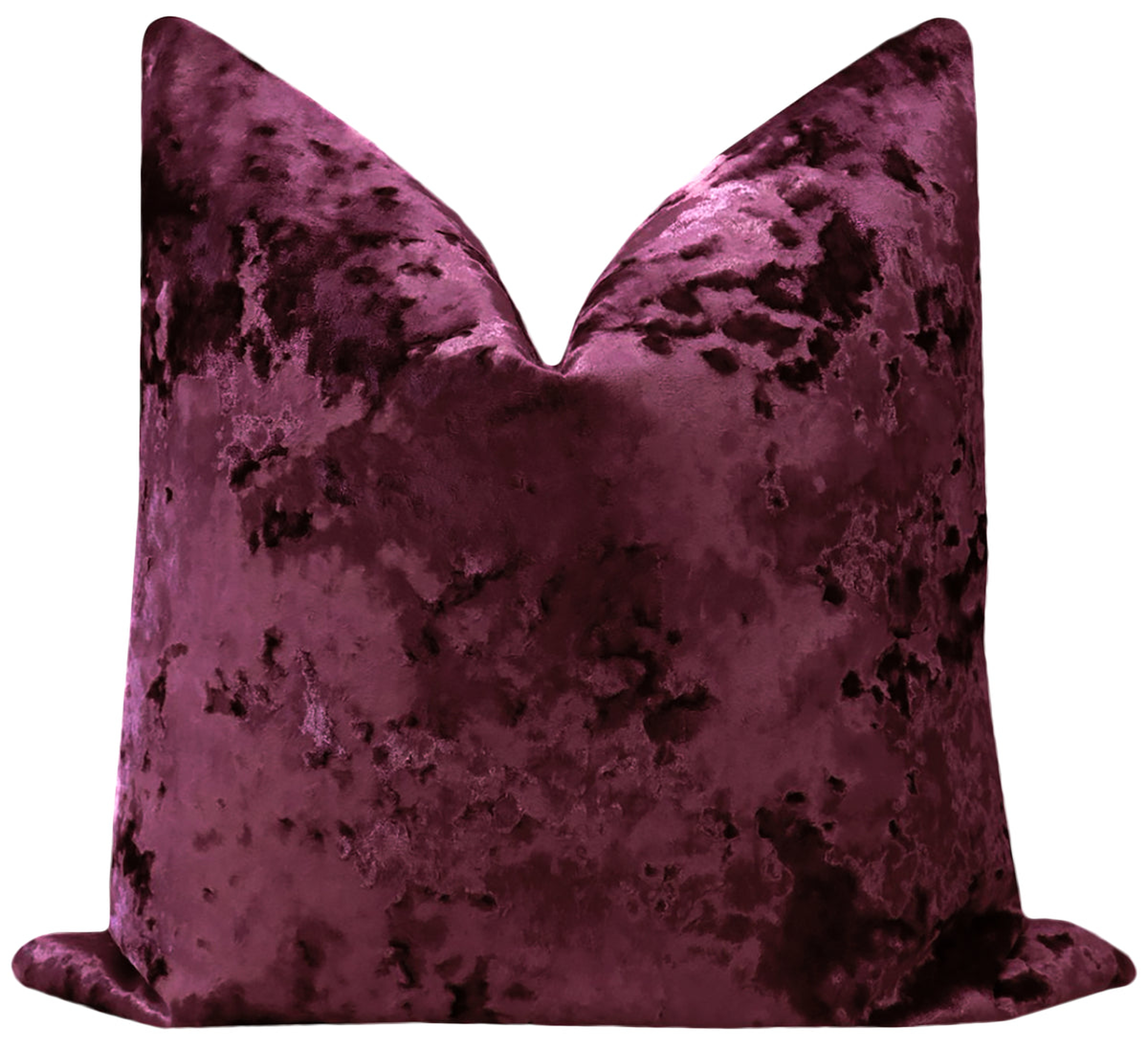 LAVISH VELVET // MAGENTA - 20" X 20" - Little Design Company