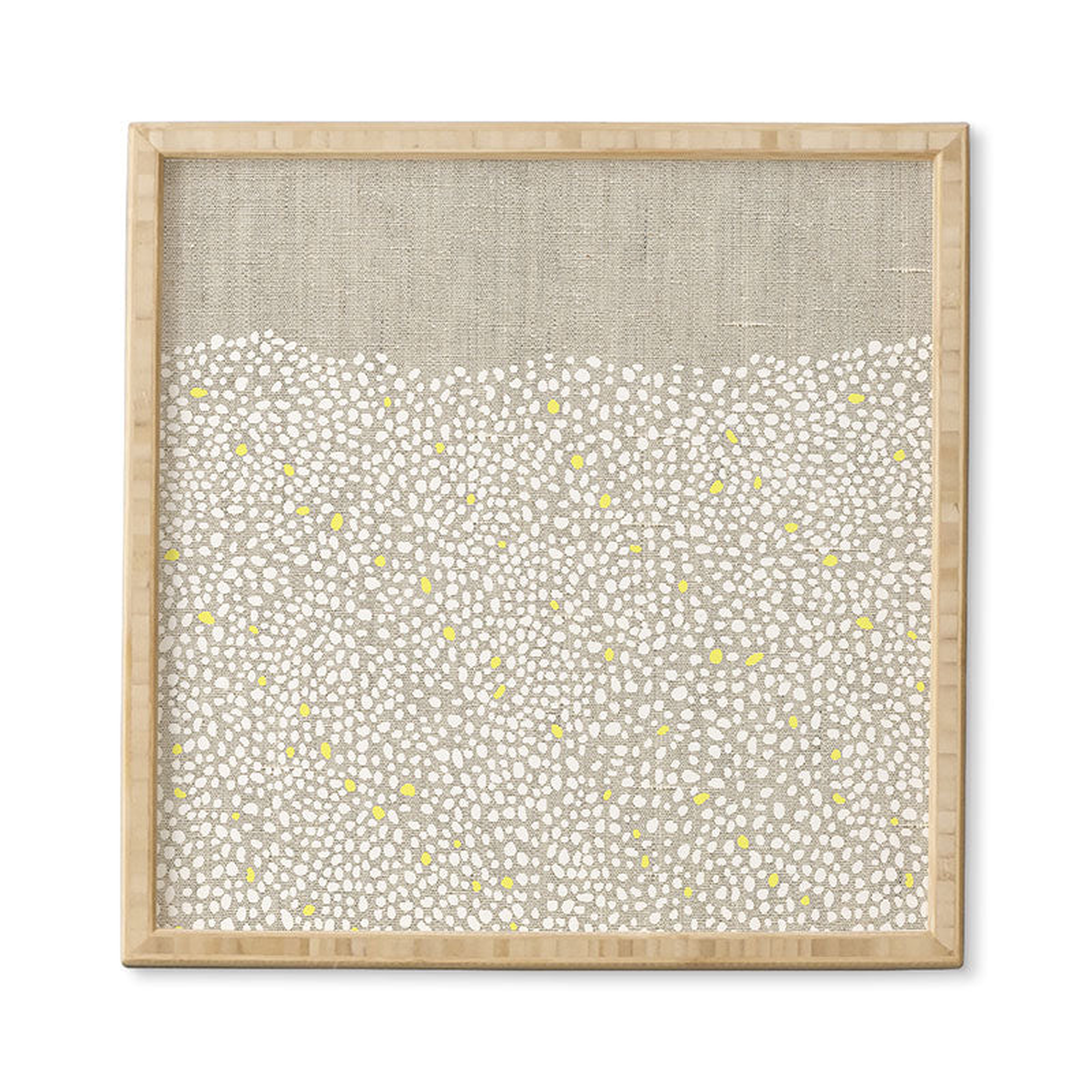 PEBBLES Framed Wall Art By Iveta Abolina - Deny Designs