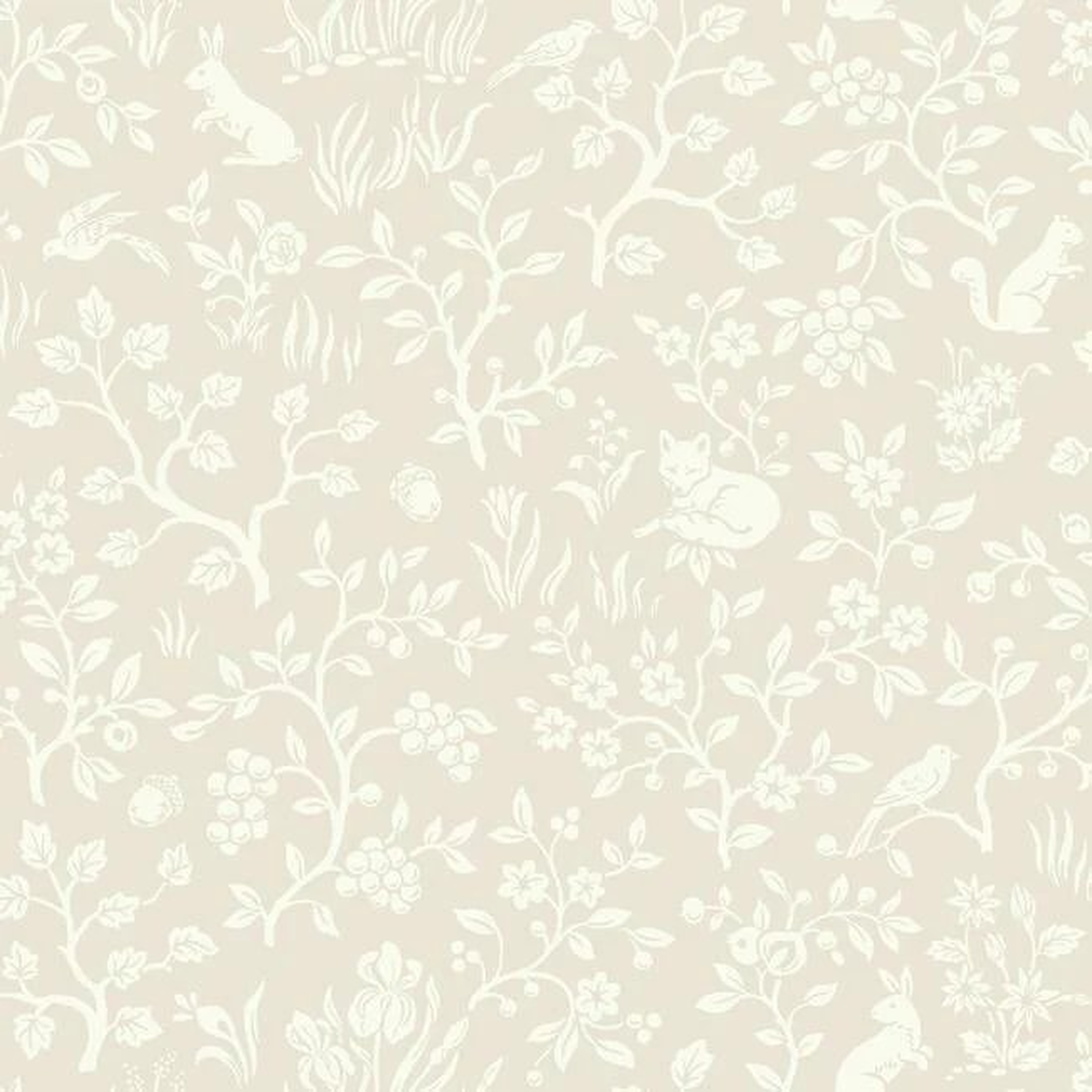 Fox & Hare Wallpaper (double roll) - York Wallcoverings