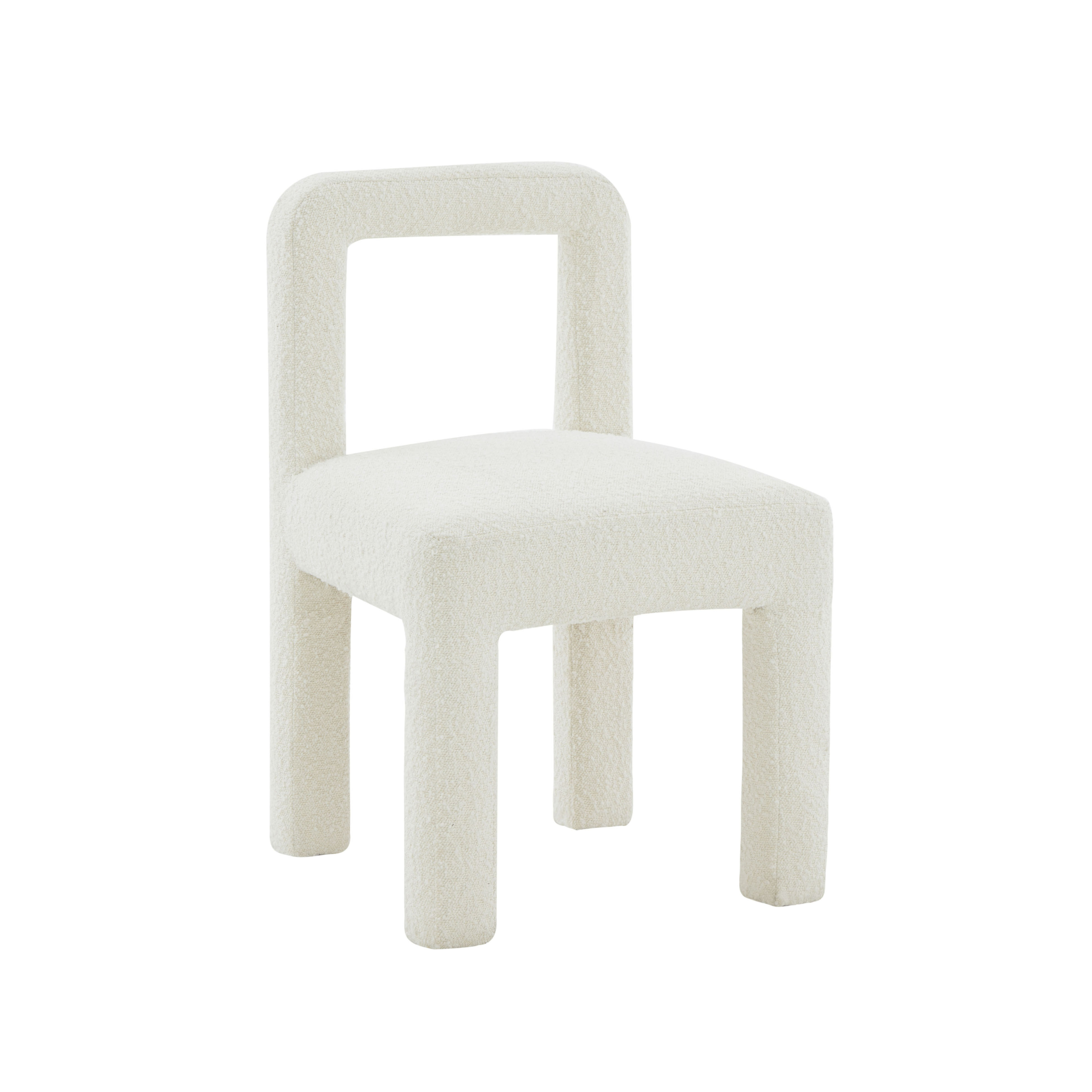 Hazel Cream Boucle Dining Chair - TOV FURNITURE
