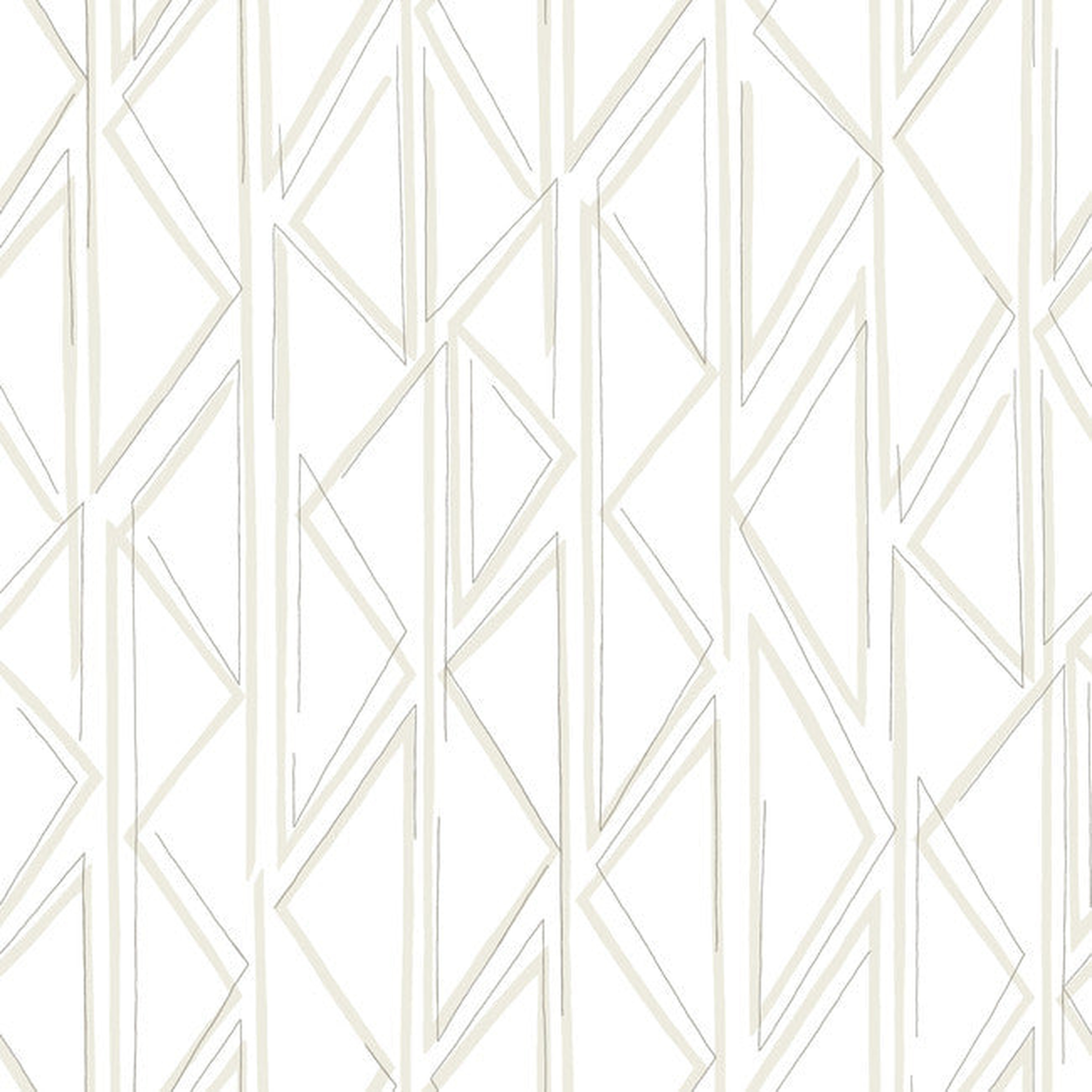Sideways Sketch Premium Peel + Stick Wallpaper - York Wallcoverings