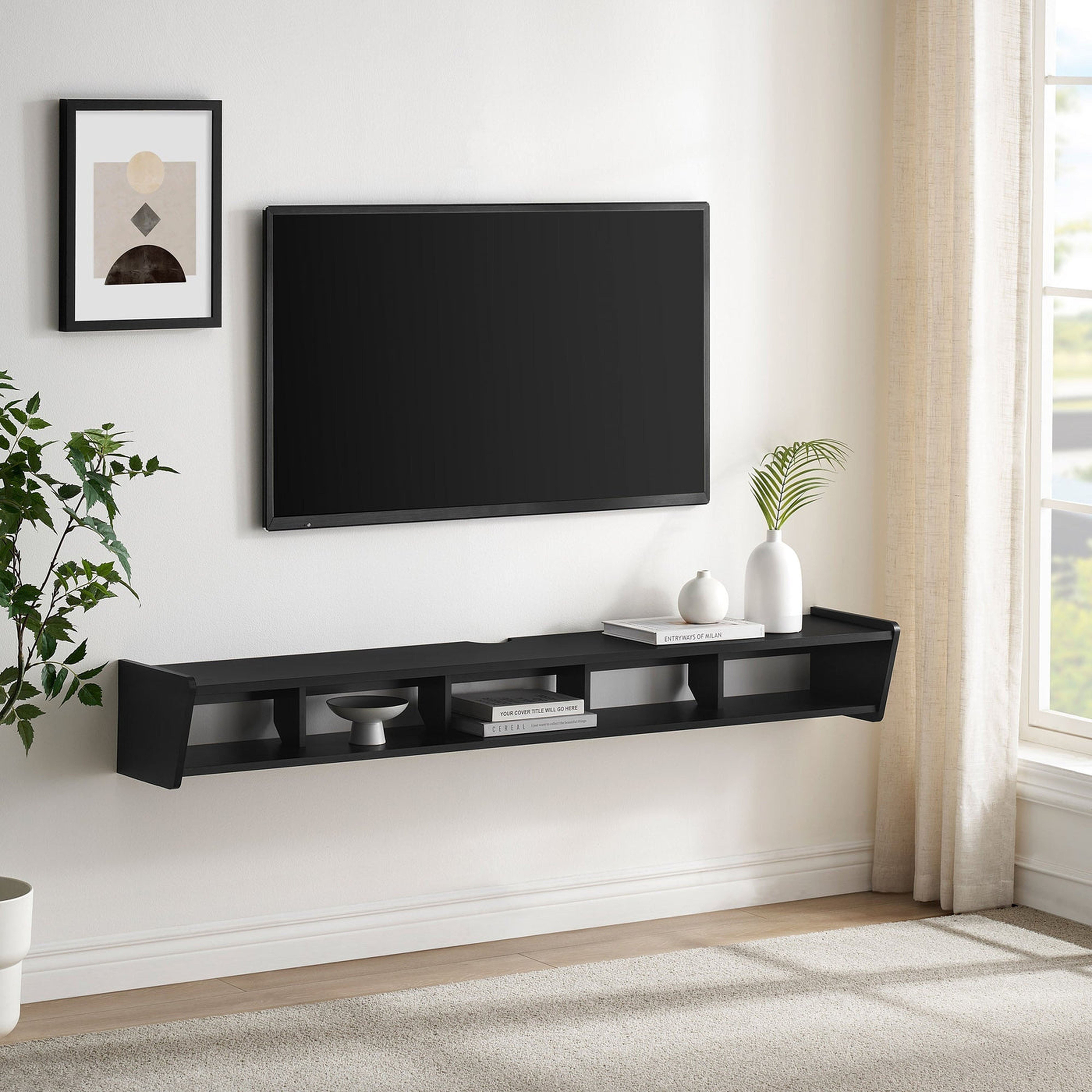 Floating Minimalist TV Stand - Walker Edison