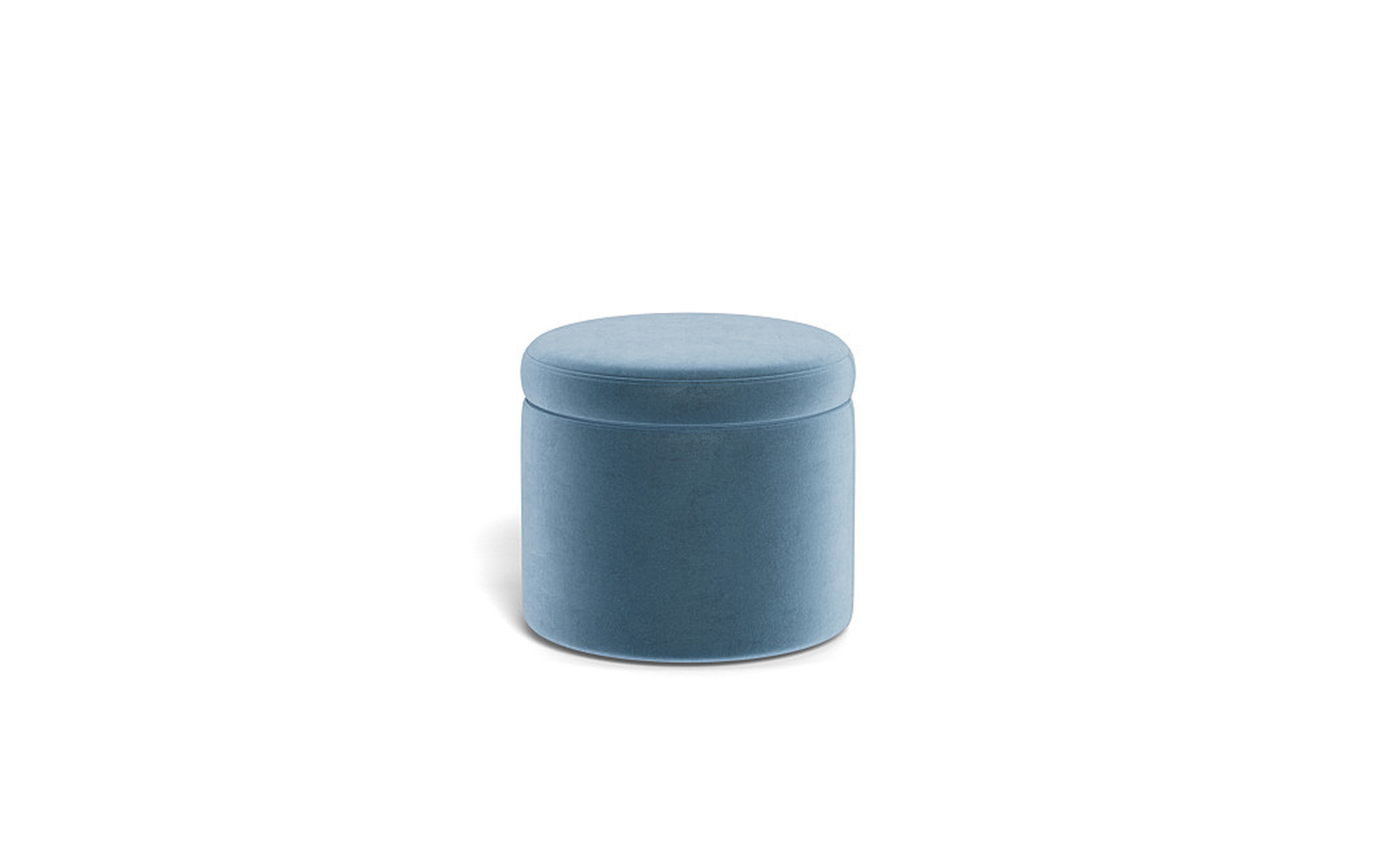 Colten Round Storage Stool Ottoman - Interior Define