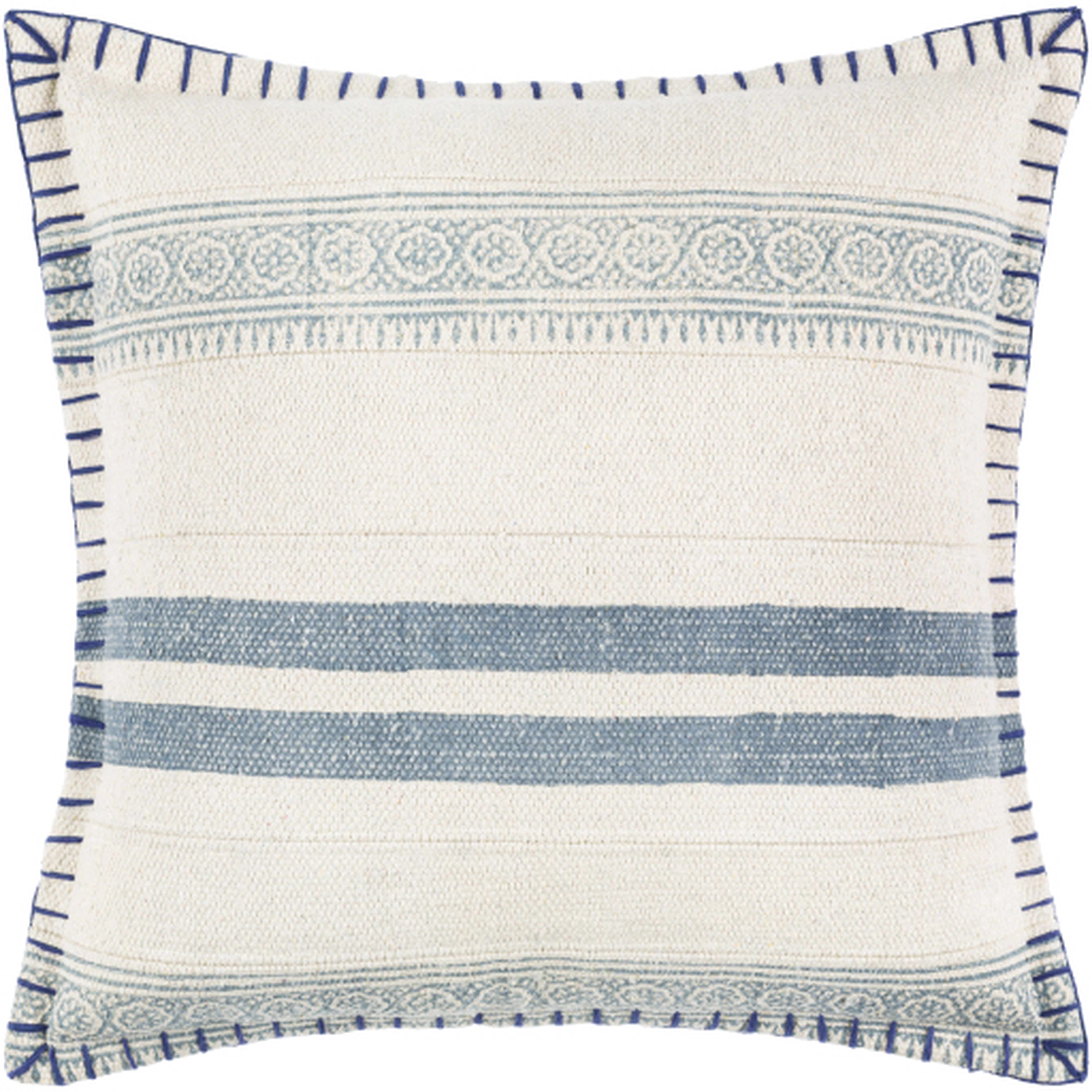 Lola Throw Pillow, 20" x 20", with poly insert - Surya