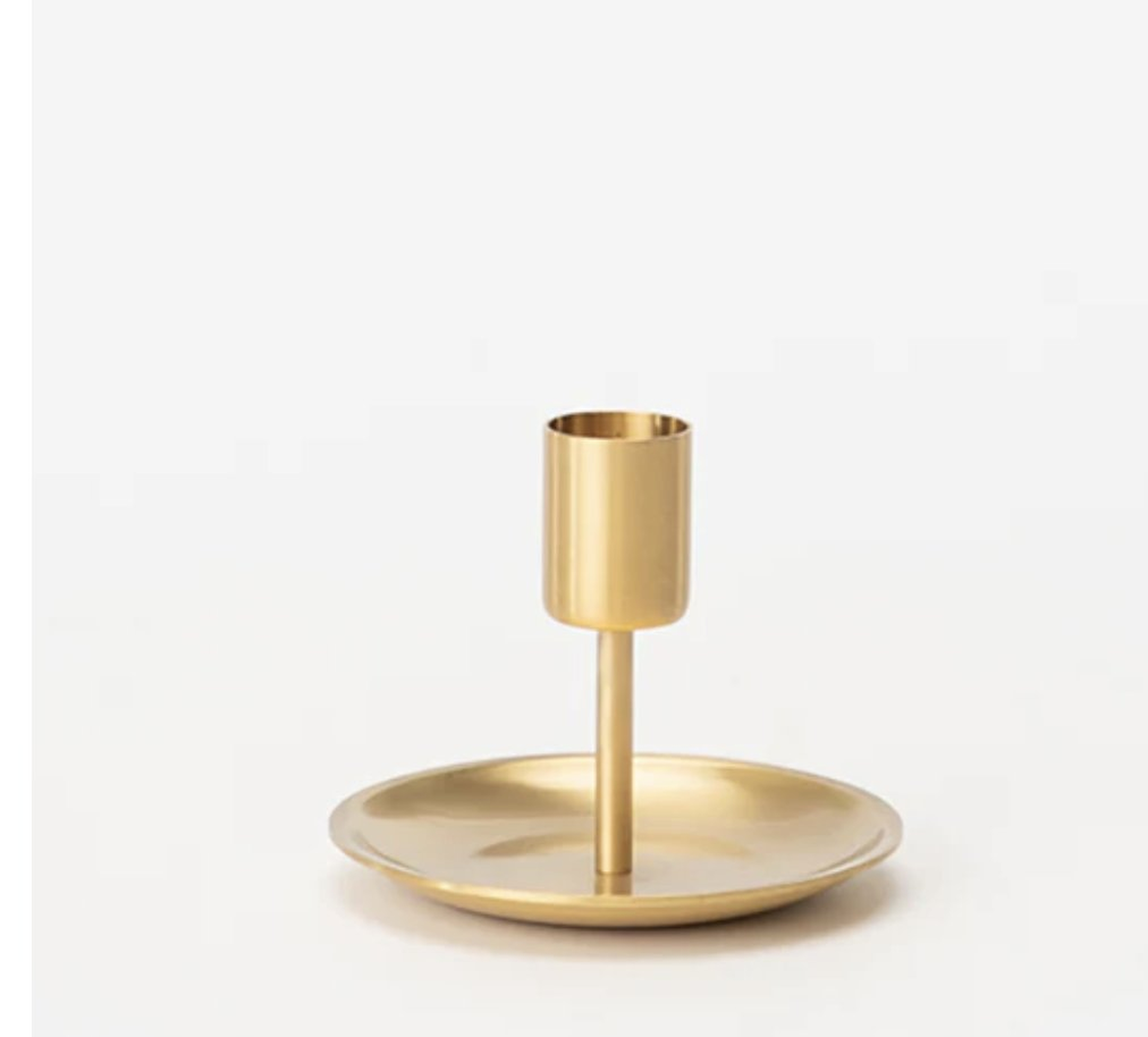 GOLD CANDLE HOLDER - SMALL - McGee & Co.