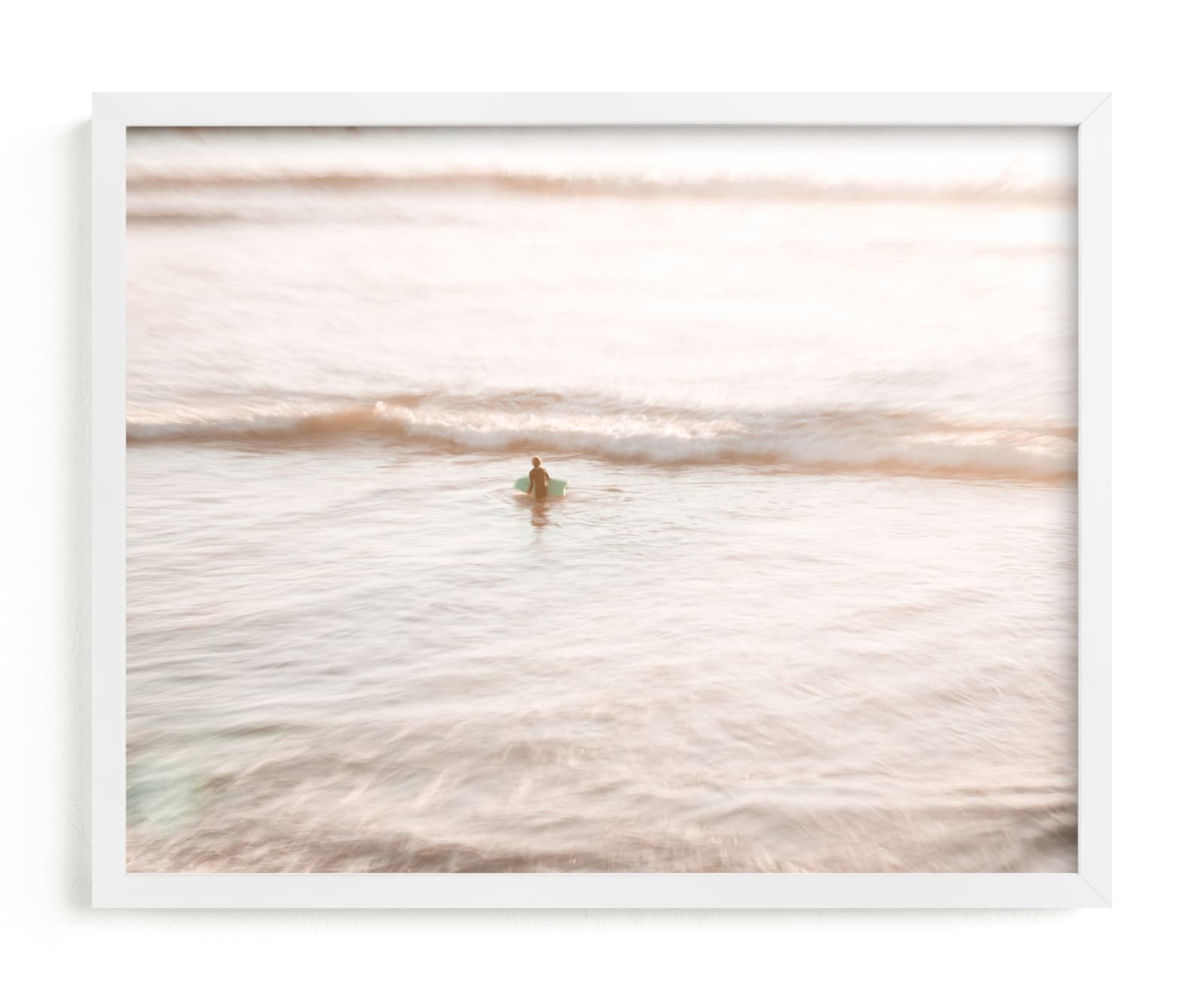 Learning the Sea, 14"x11", White Wood Frame, Standard - Minted