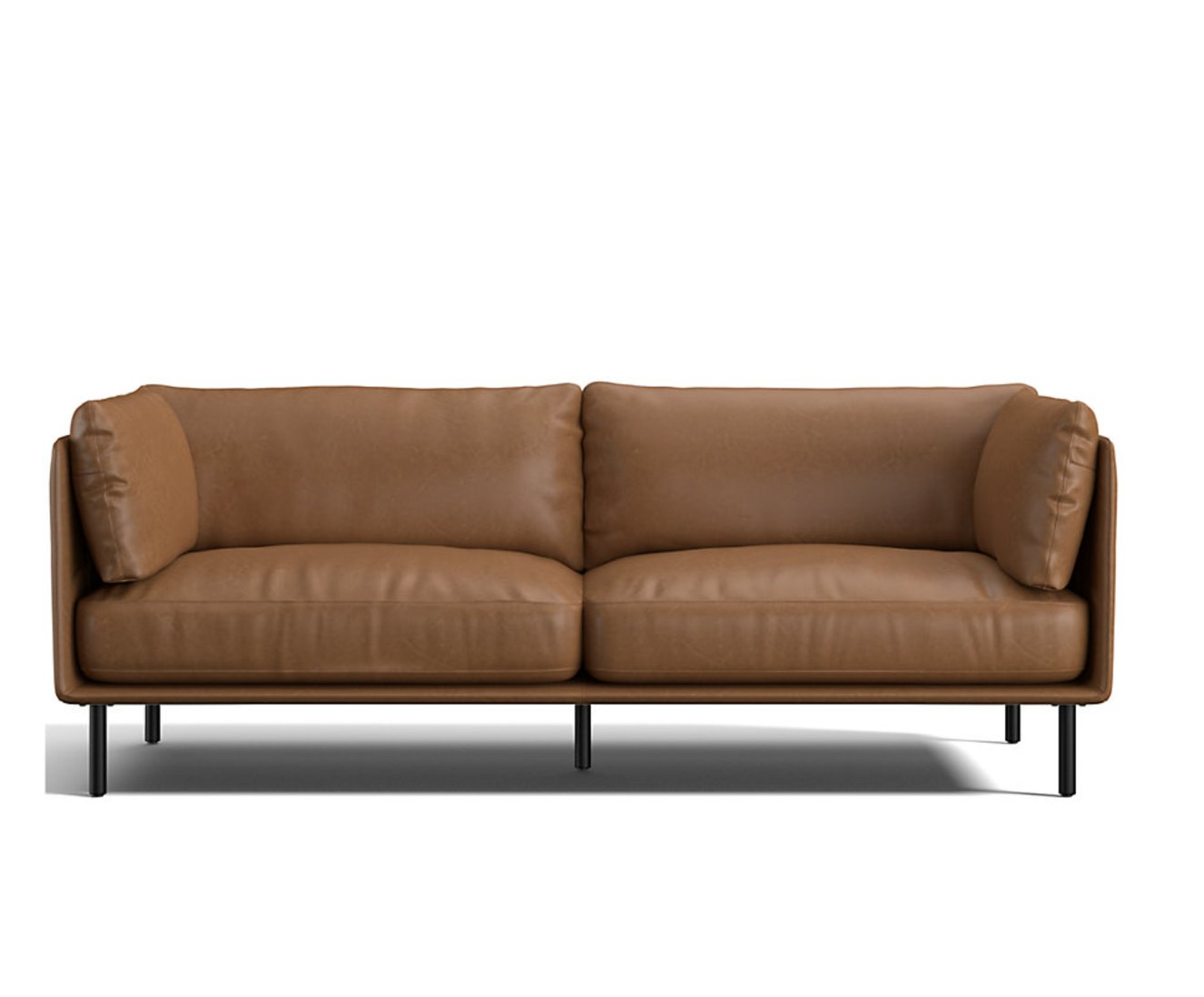 Wells Leather Sofa - Crate and Barrel