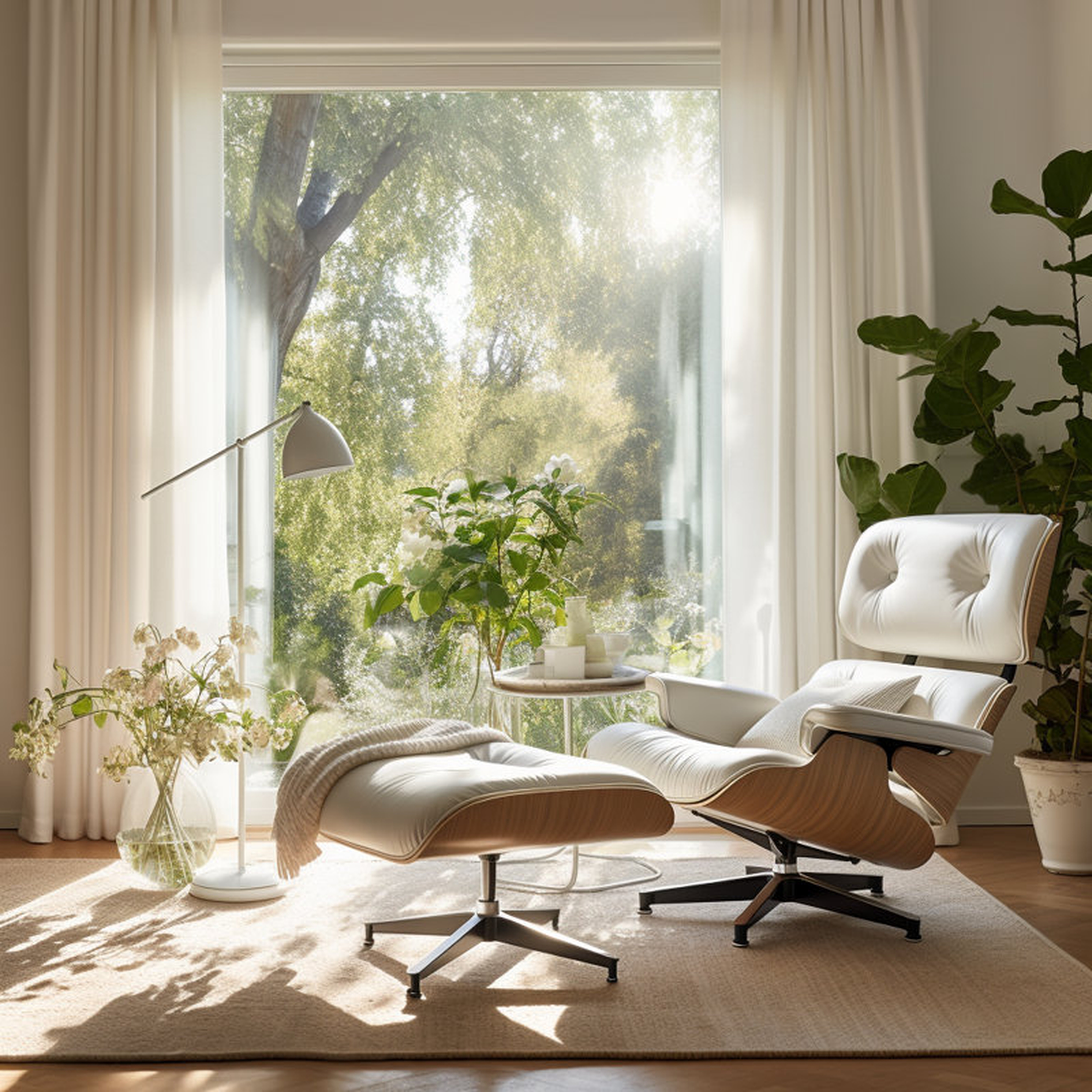 Marlanna Genuine Leather Top Grain Leather Swivel Lounge Chair and Ottoman and Armrest - Wayfair