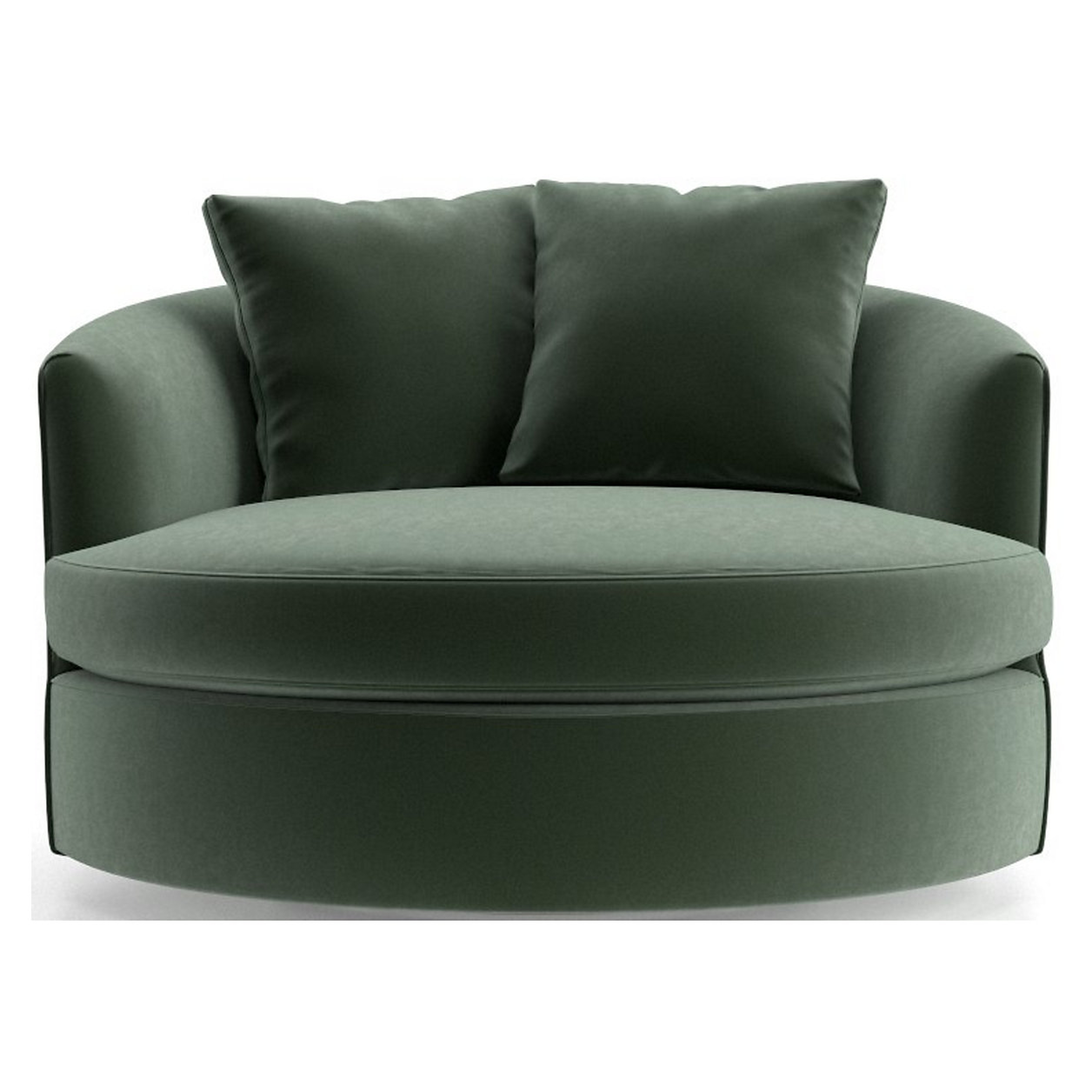 Tillie Grande Swivel Chair - Crate and Barrel