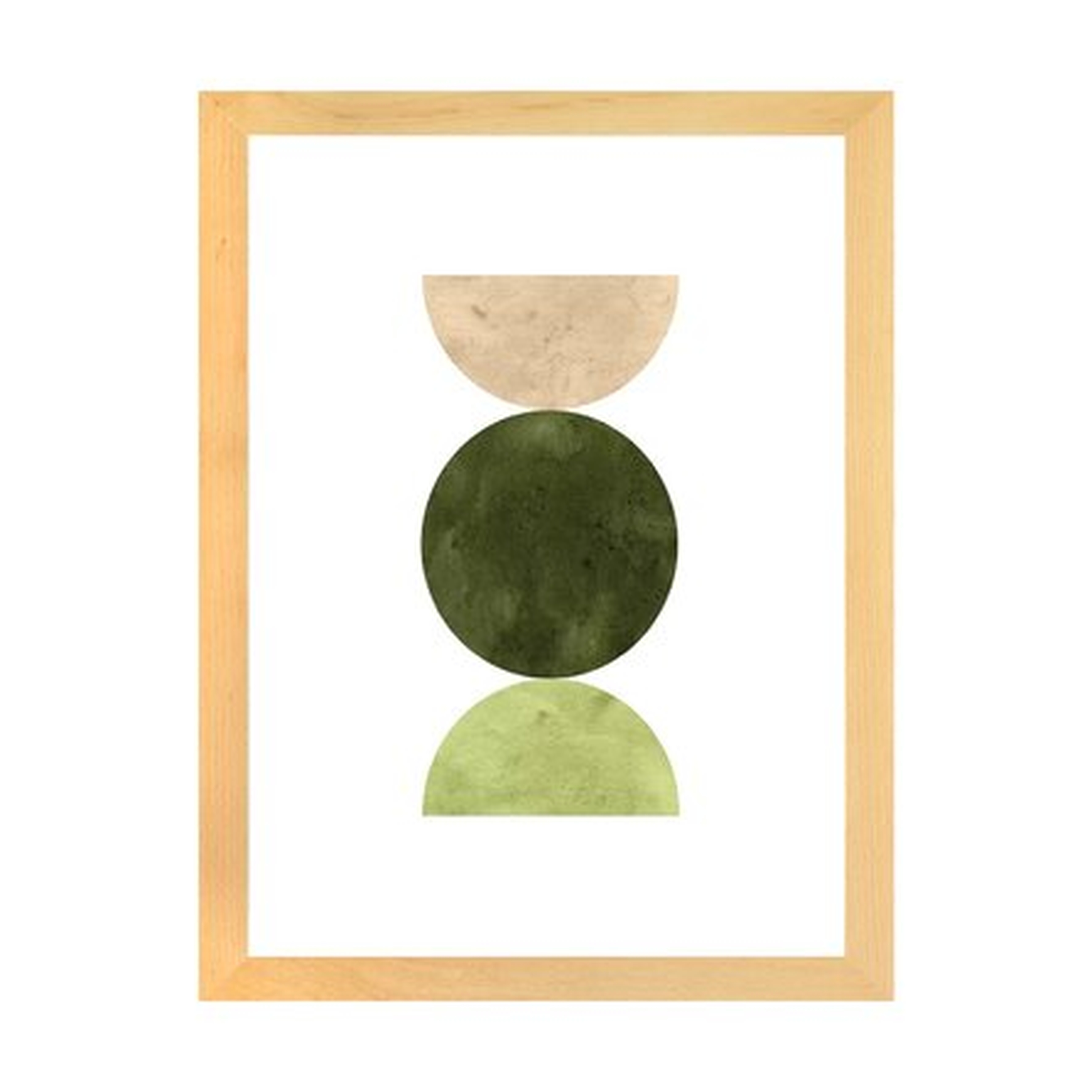 Abstract Green Art by Whales Way - Painting Print - Wayfair