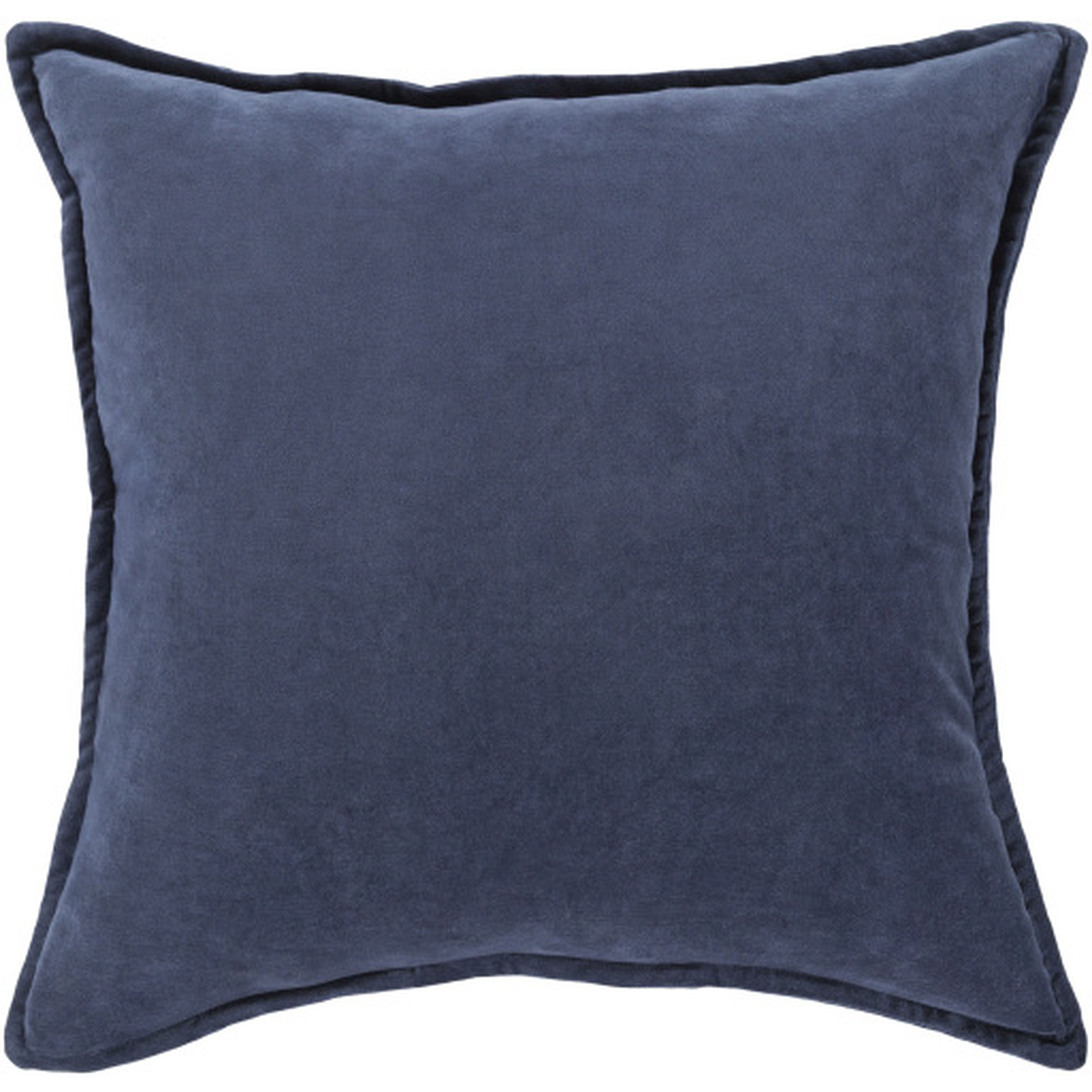 Cotton Velvet Throw Pillow, 20" x 20", pillow cover only - Surya