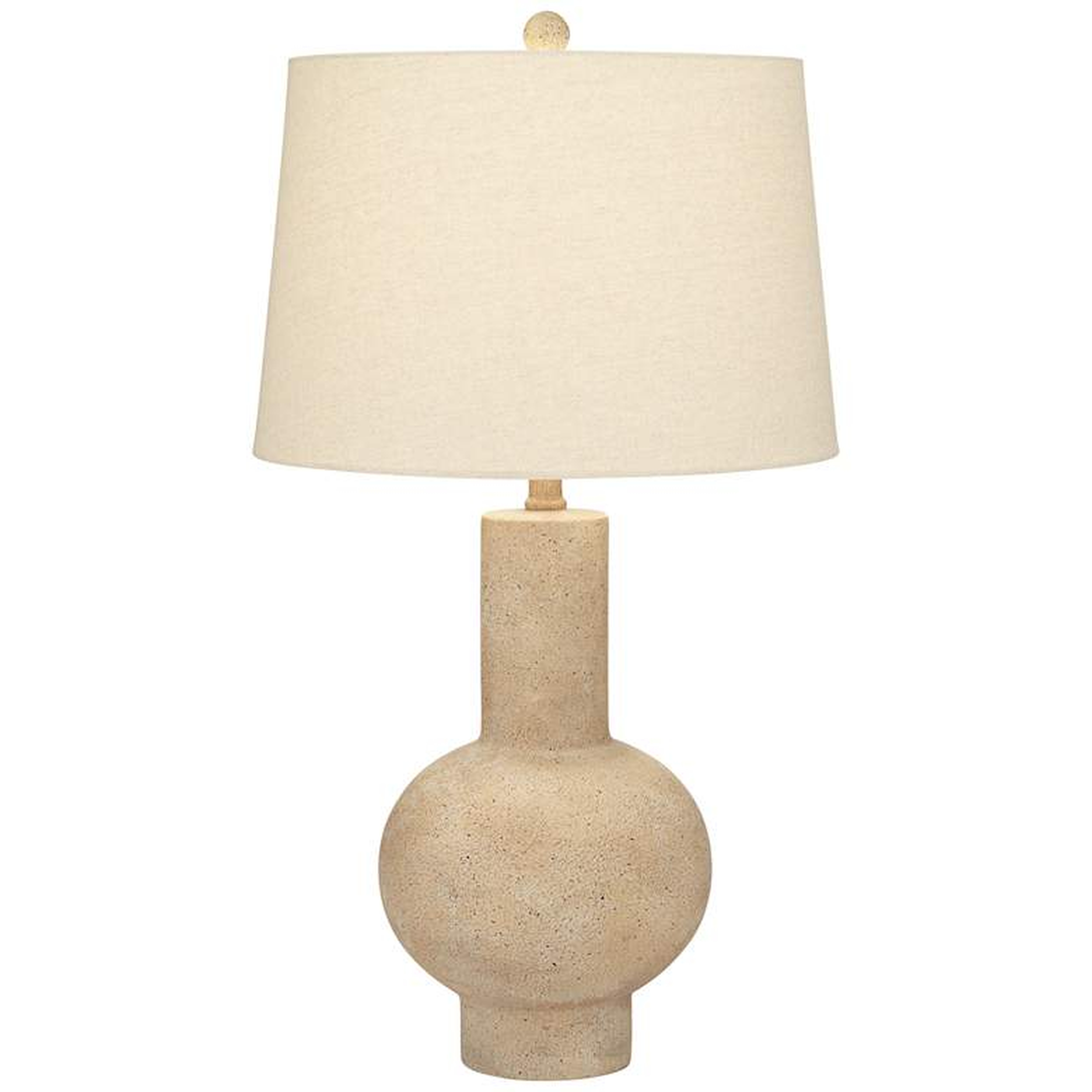 360 Lighting Sandstone 27" Modern Gourd Table Lamp - Lamps Plus