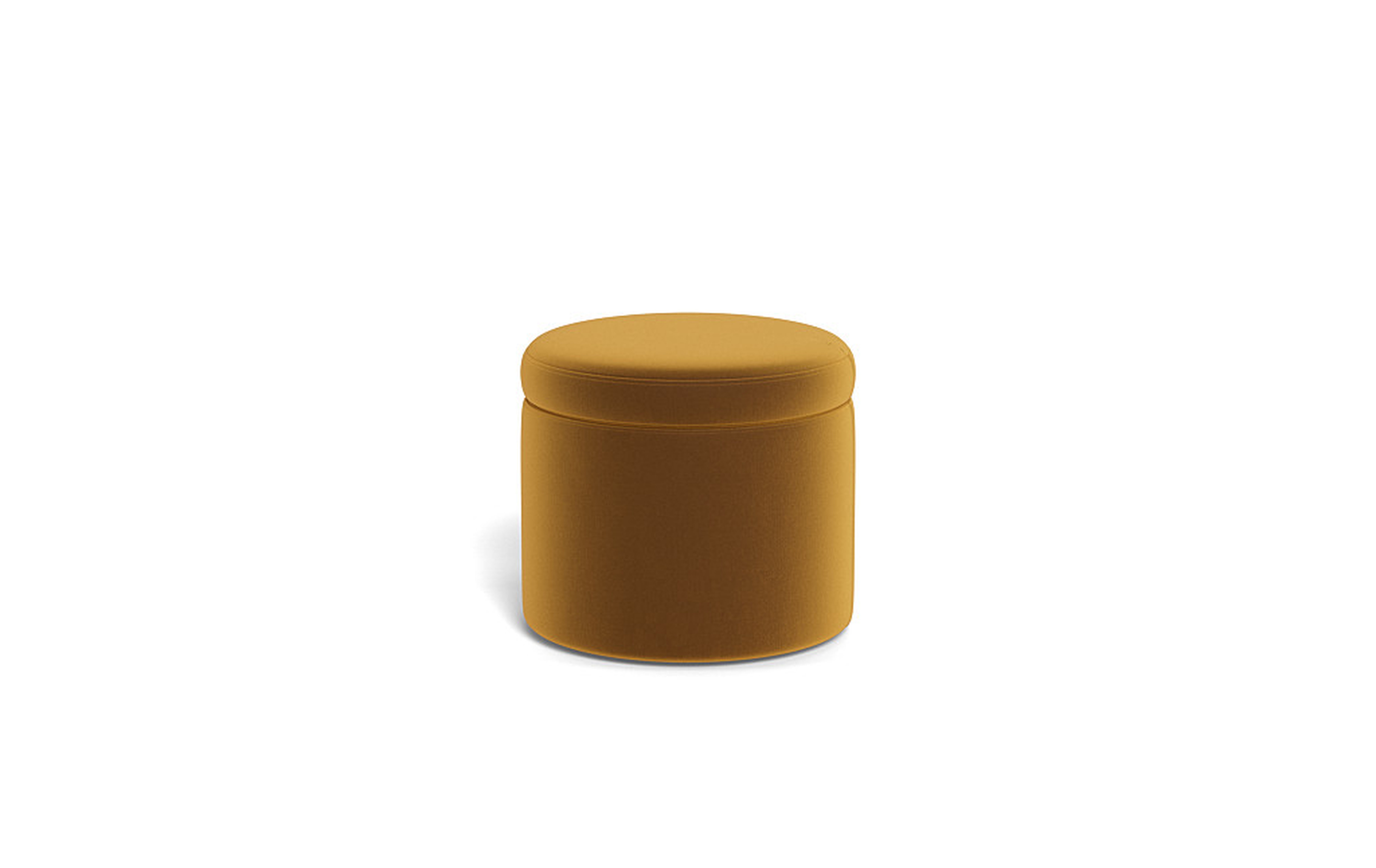 Colten Round Storage Stool Ottoman - Interior Define