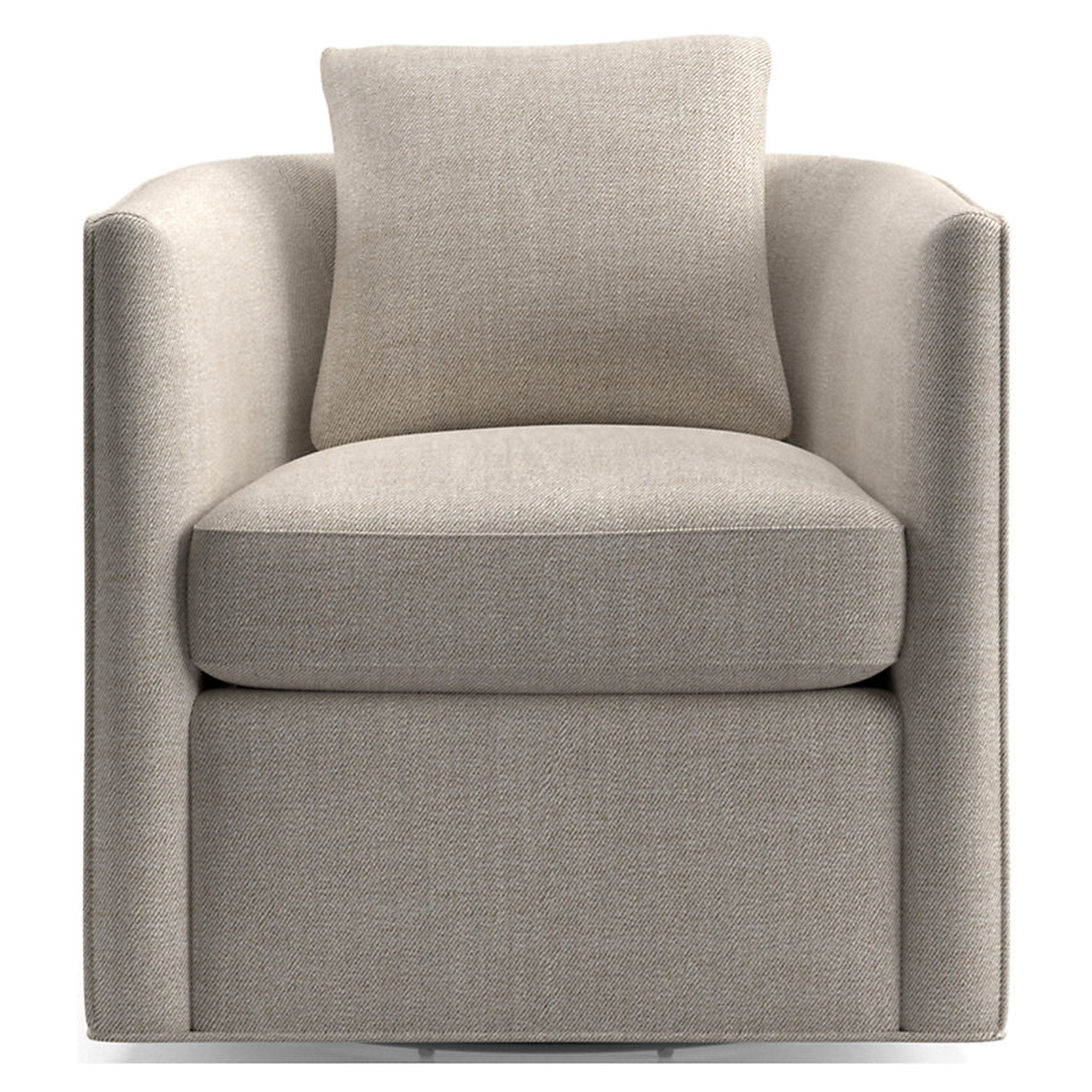 Drew Small Swivel Chair - Crate and Barrel