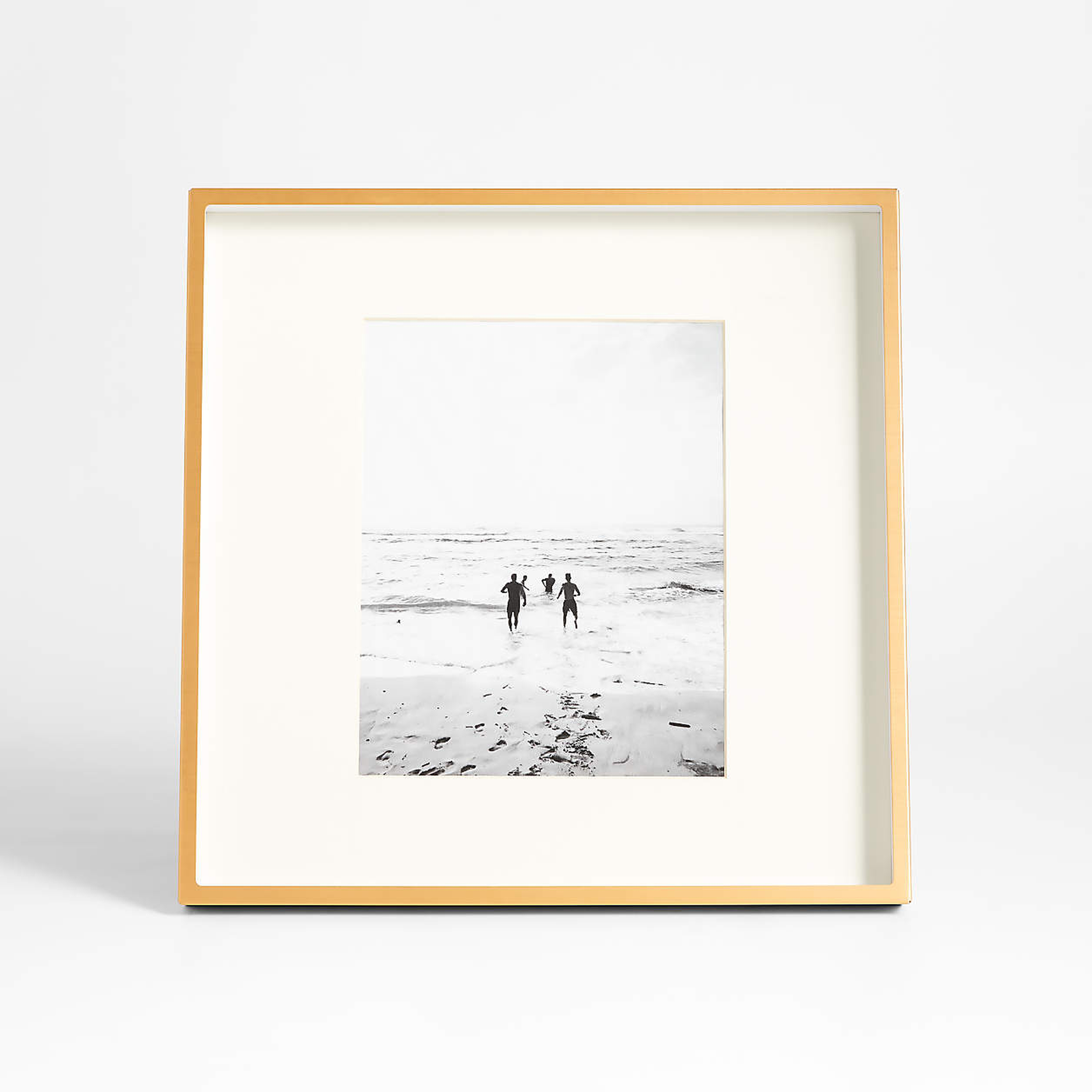 Brushed Brass 8x10 Frame - Crate and Barrel