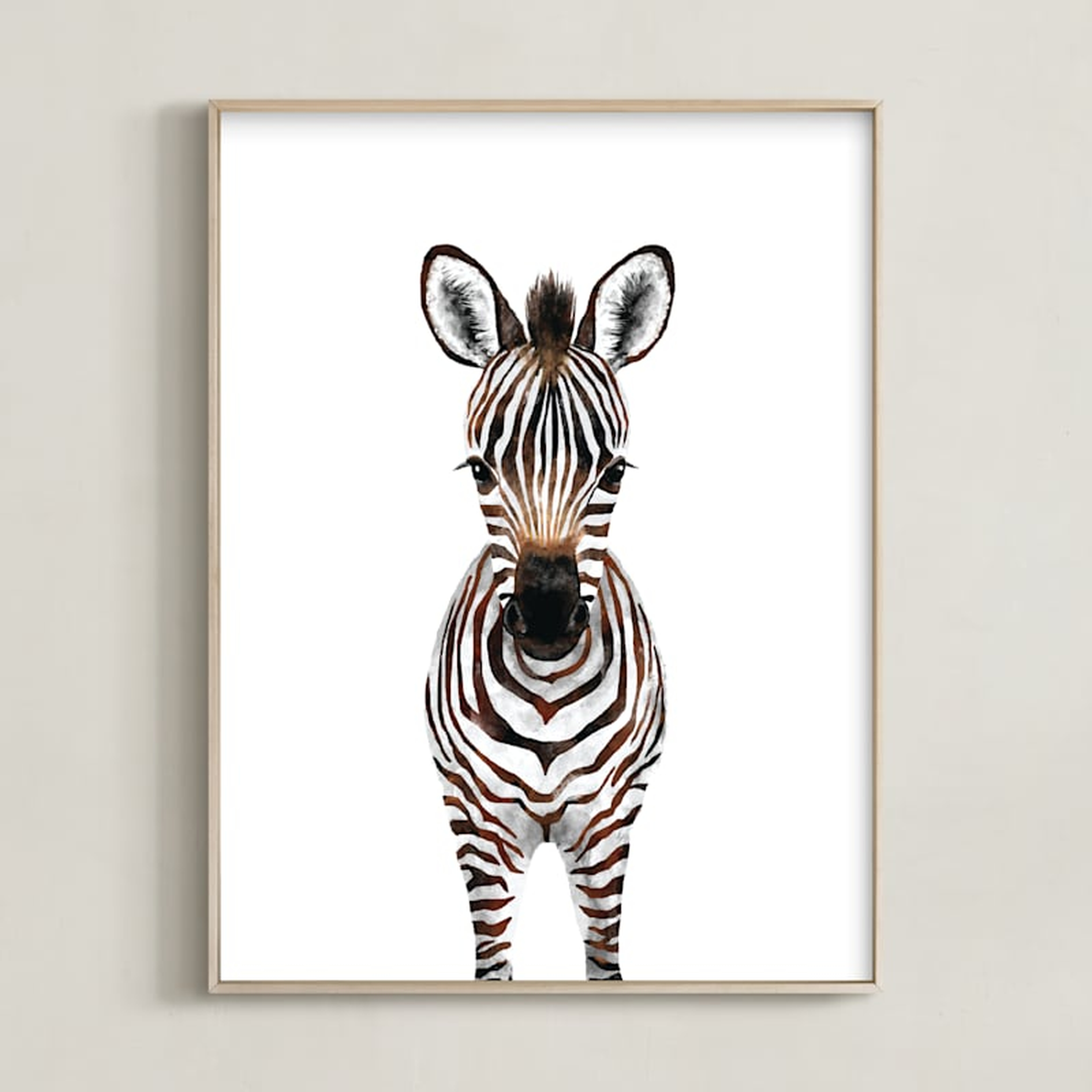 baby animal.zebra - Minted
