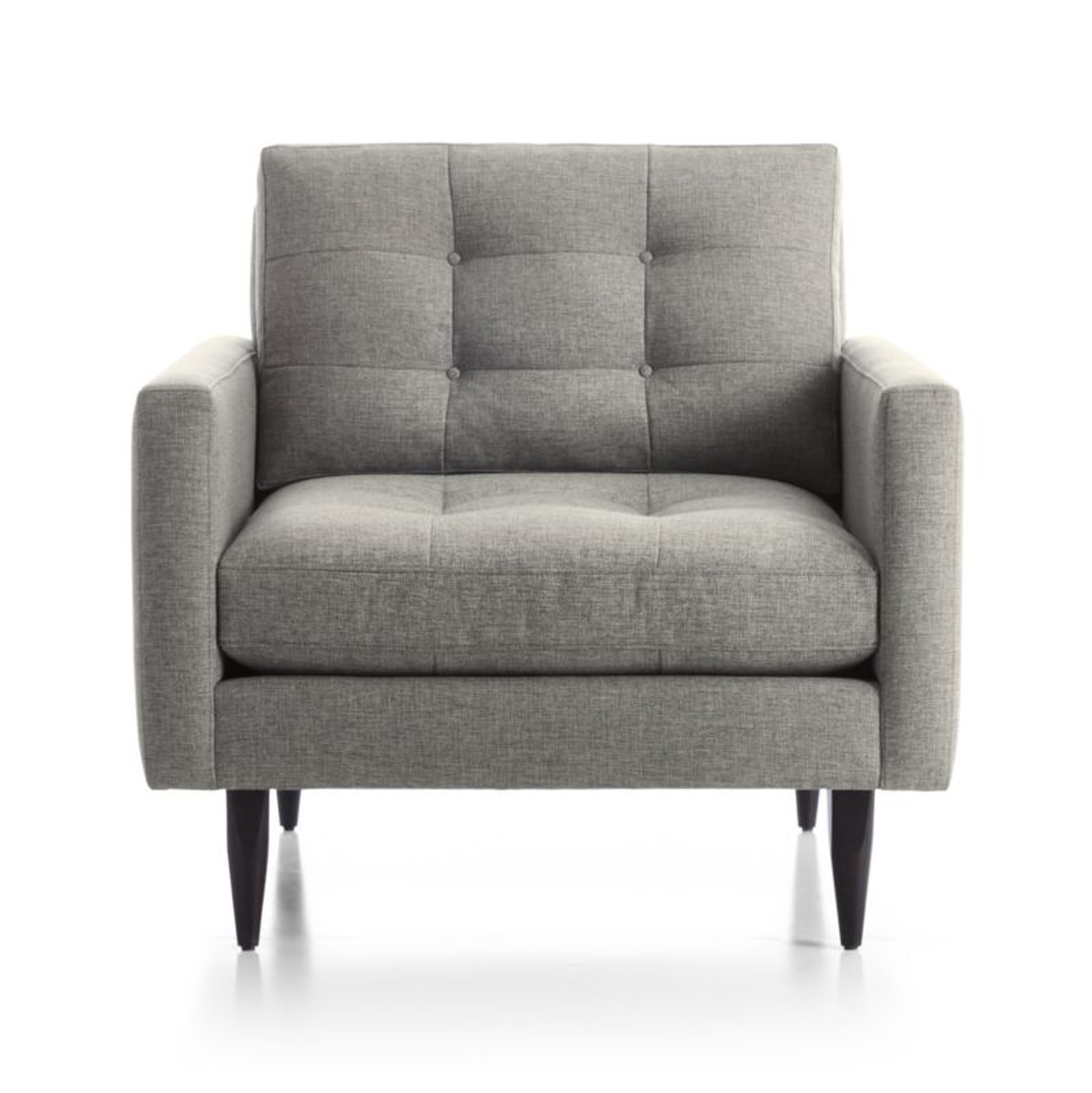 Petrie Chair - Felt Gray - Crate and Barrel