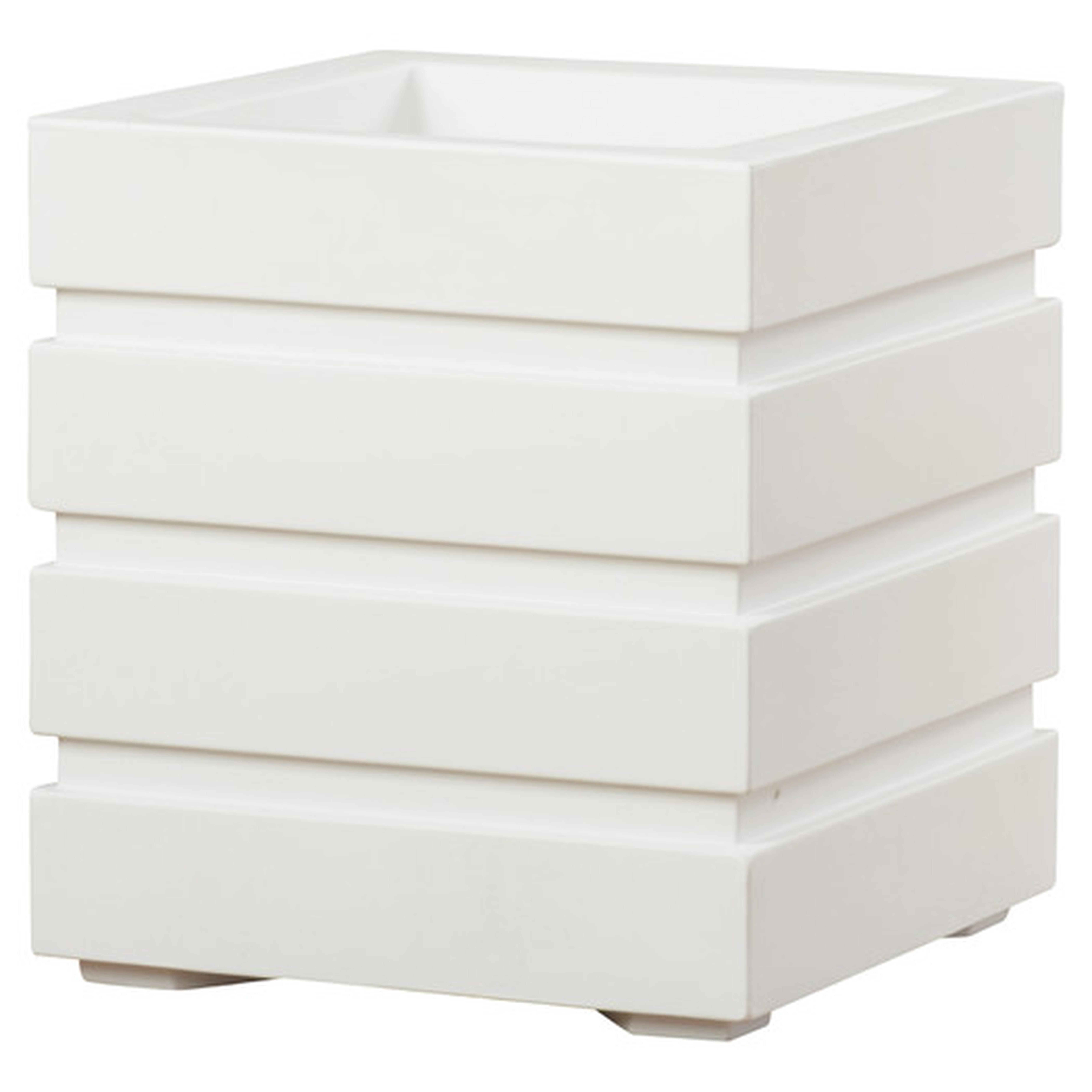 Freeport Square Planter Box - White - AllModern