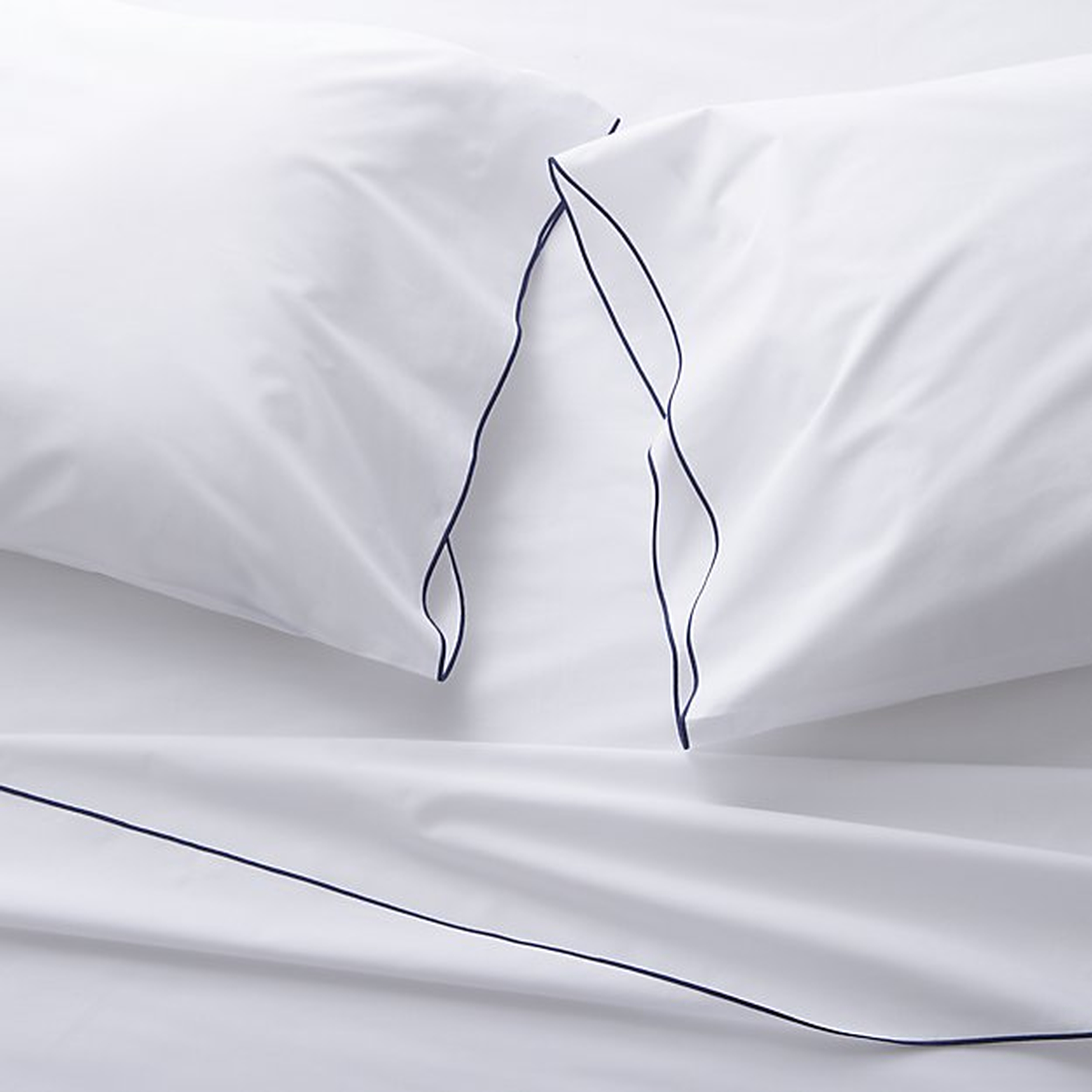 Belo Blue King Sheet Set - Crate and Barrel