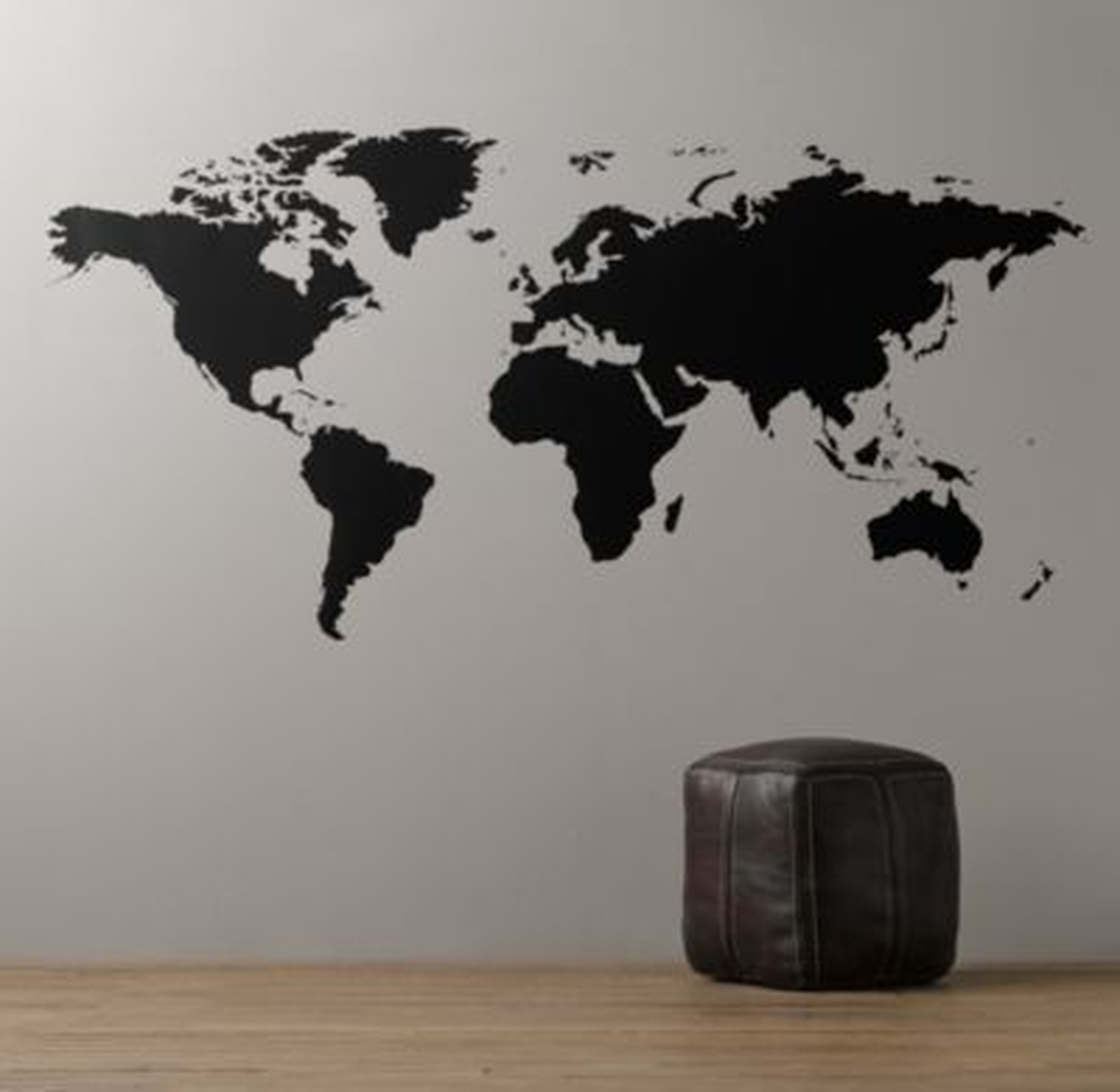 World map chalkboard decal - 8" - RH Baby & Child