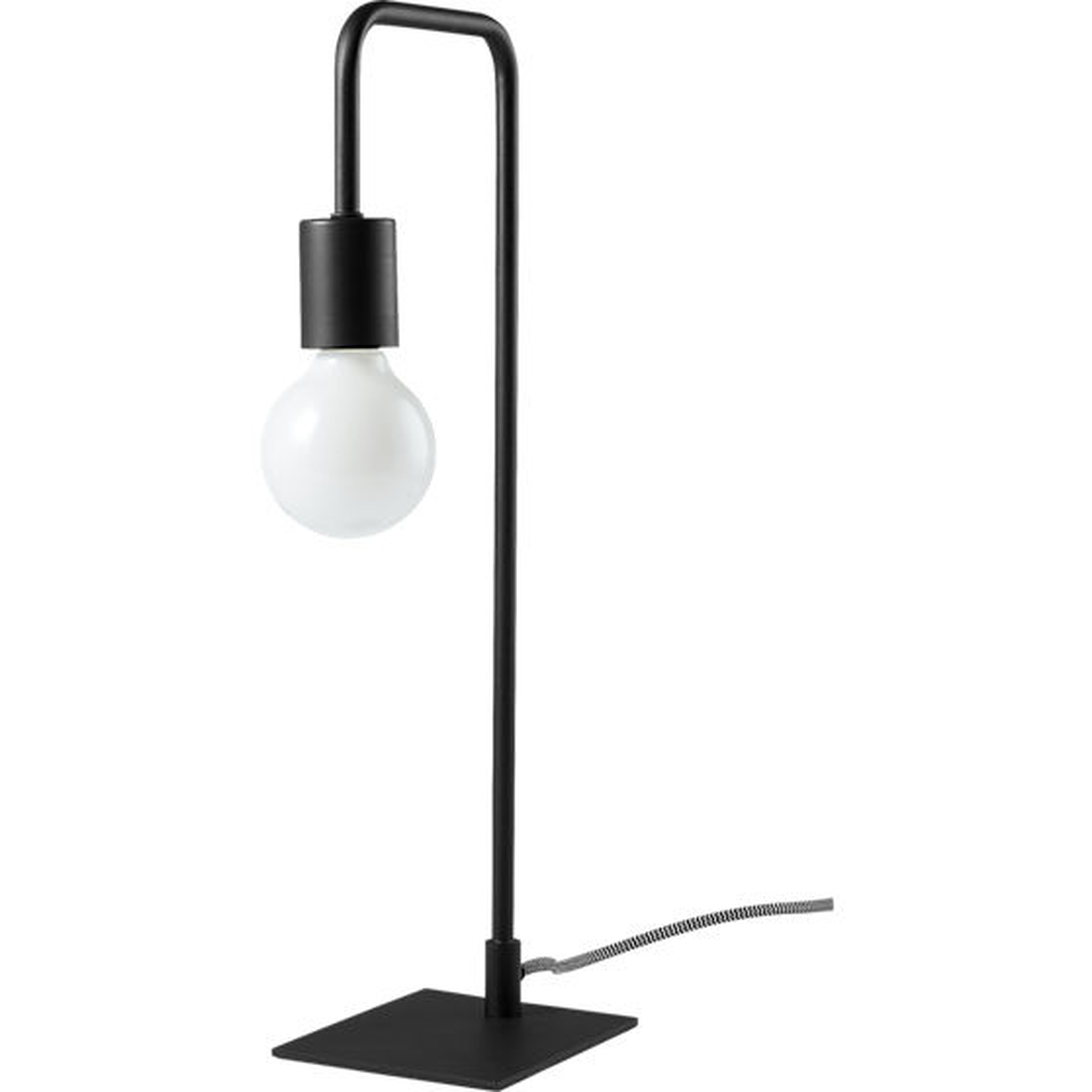 Arc black table lamp - CB2
