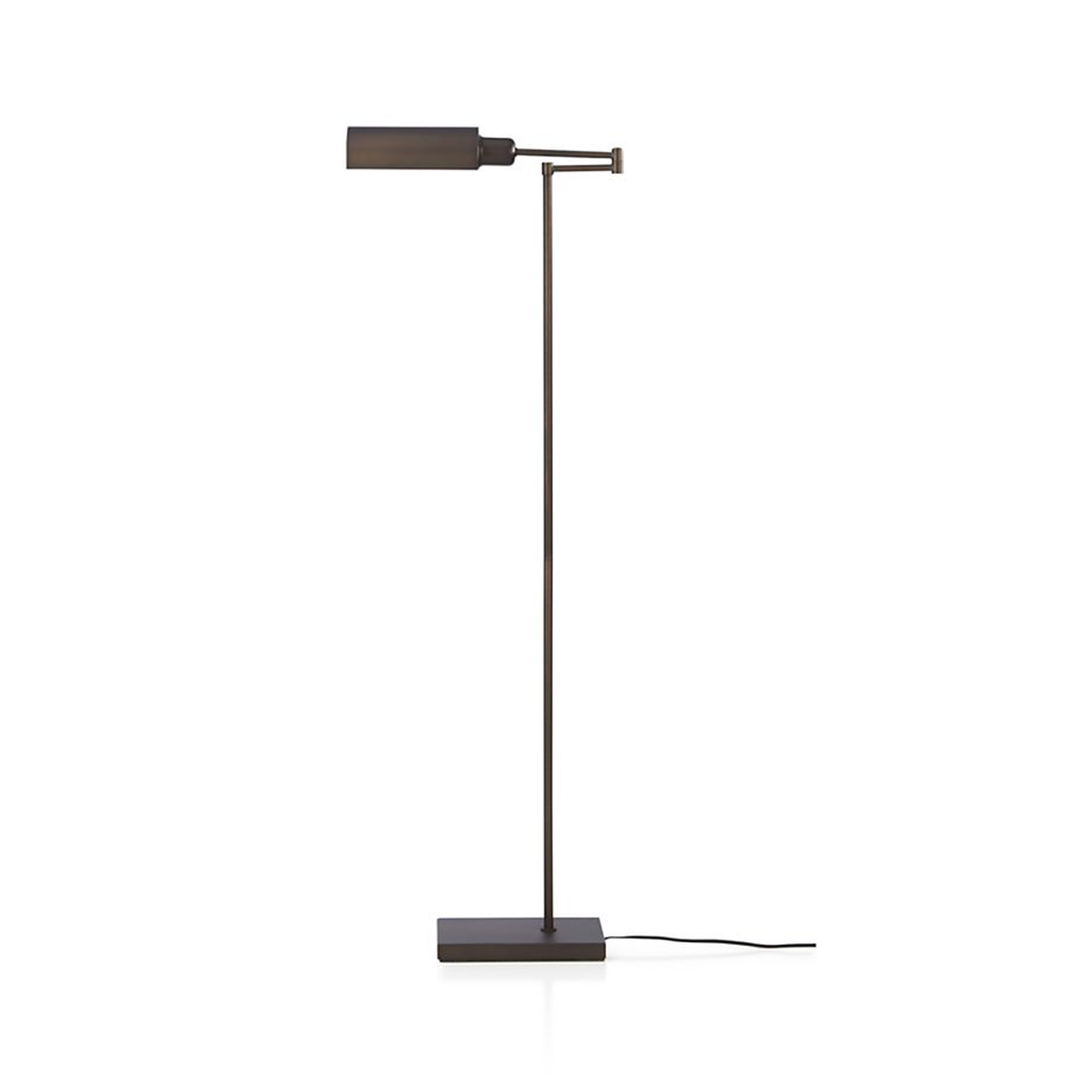 Wagner Bronze Floor Lamp - Crate and Barrel