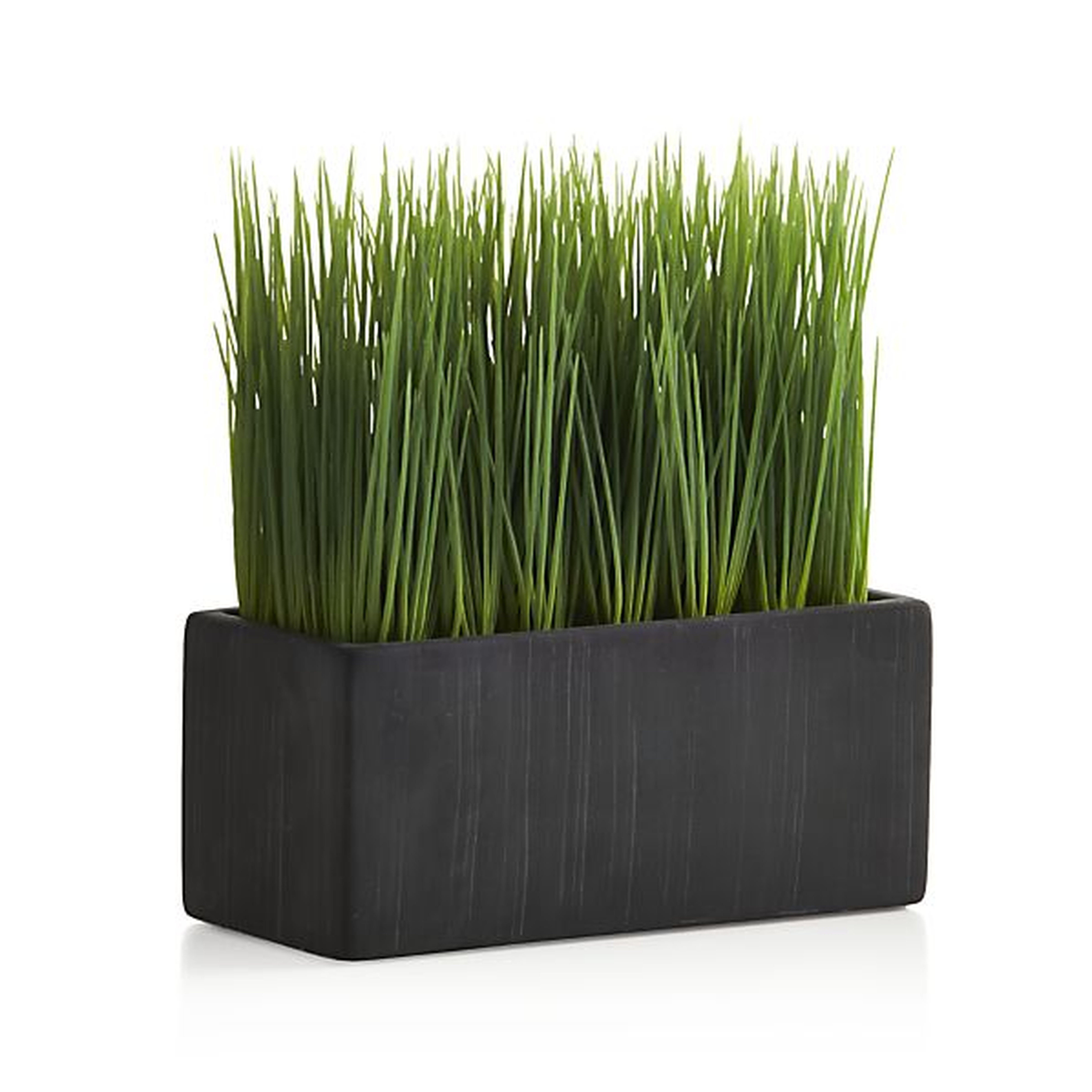 Large Potted Artificial Grass - Crate and Barrel