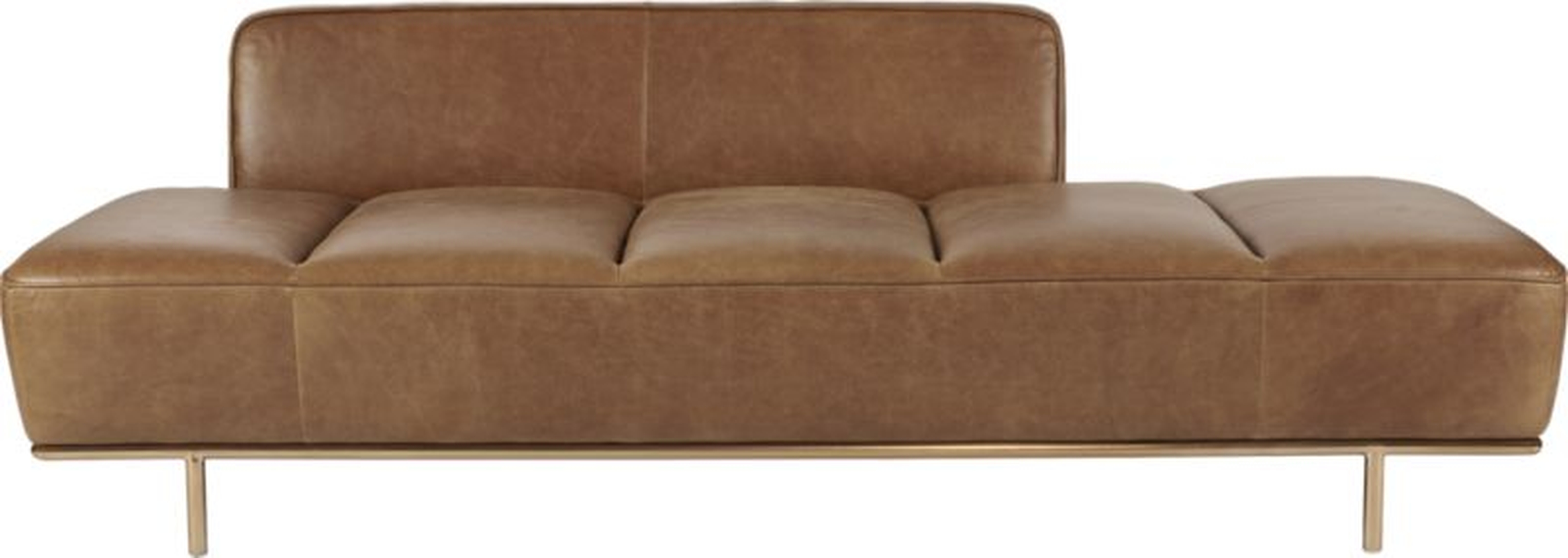 Lawndale leather daybed - CB2