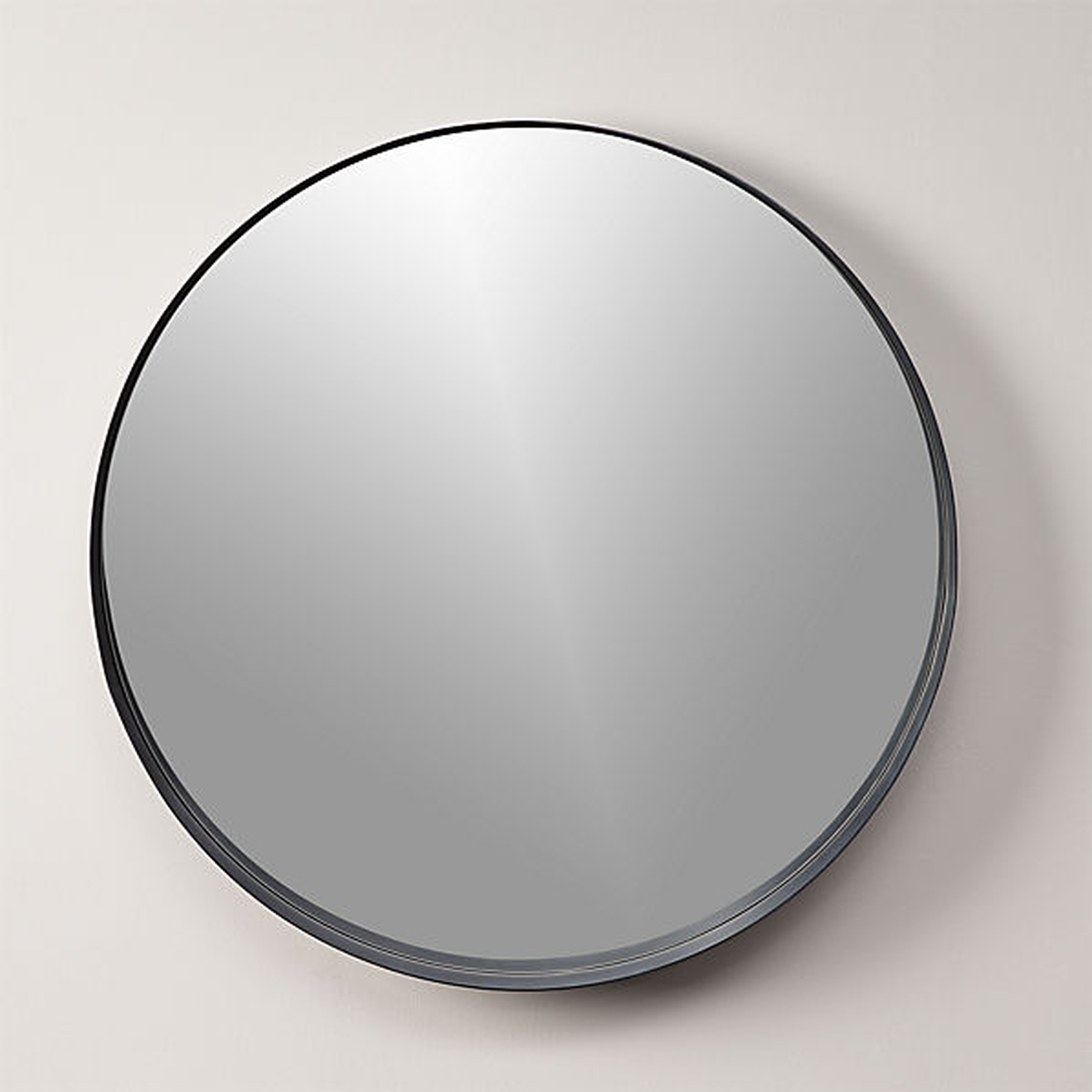 Crescent 32.5" round wall mirror - CB2