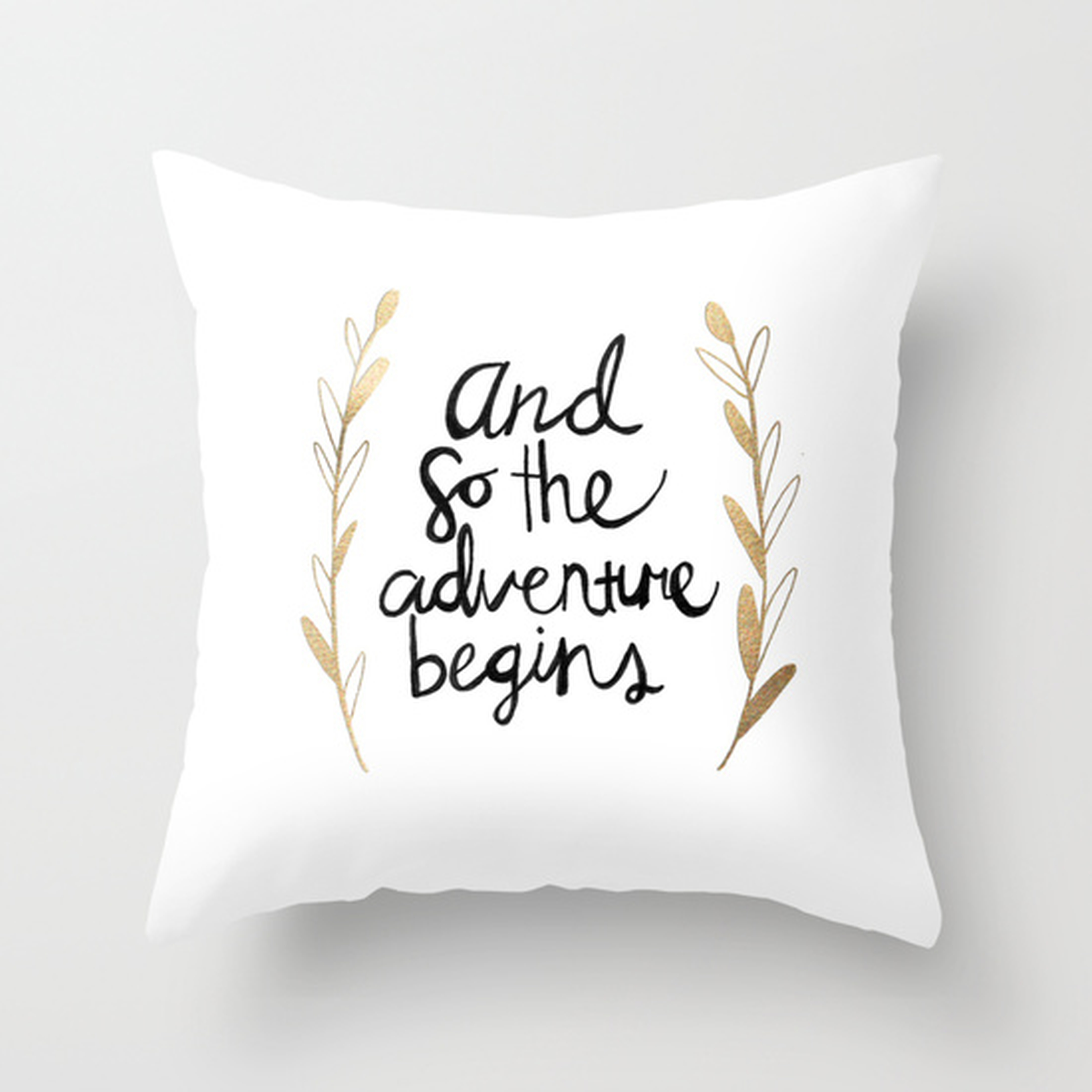 THROW PILLOW	/ INDOOR COVER (18" X 18") WITH PILLOW INSERT - Society6