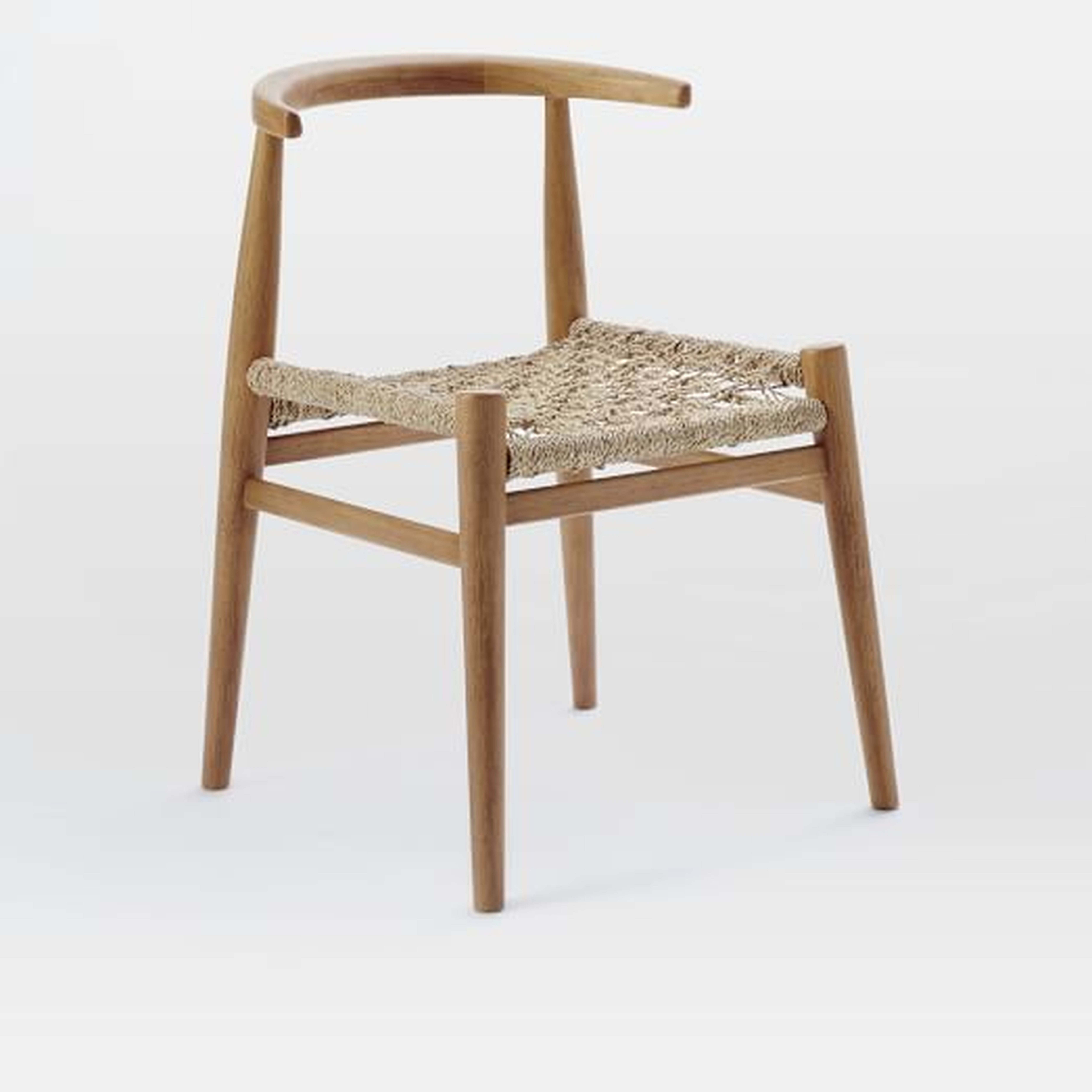 John Vogel Chair, Set of 4, Almond/Jute - West Elm