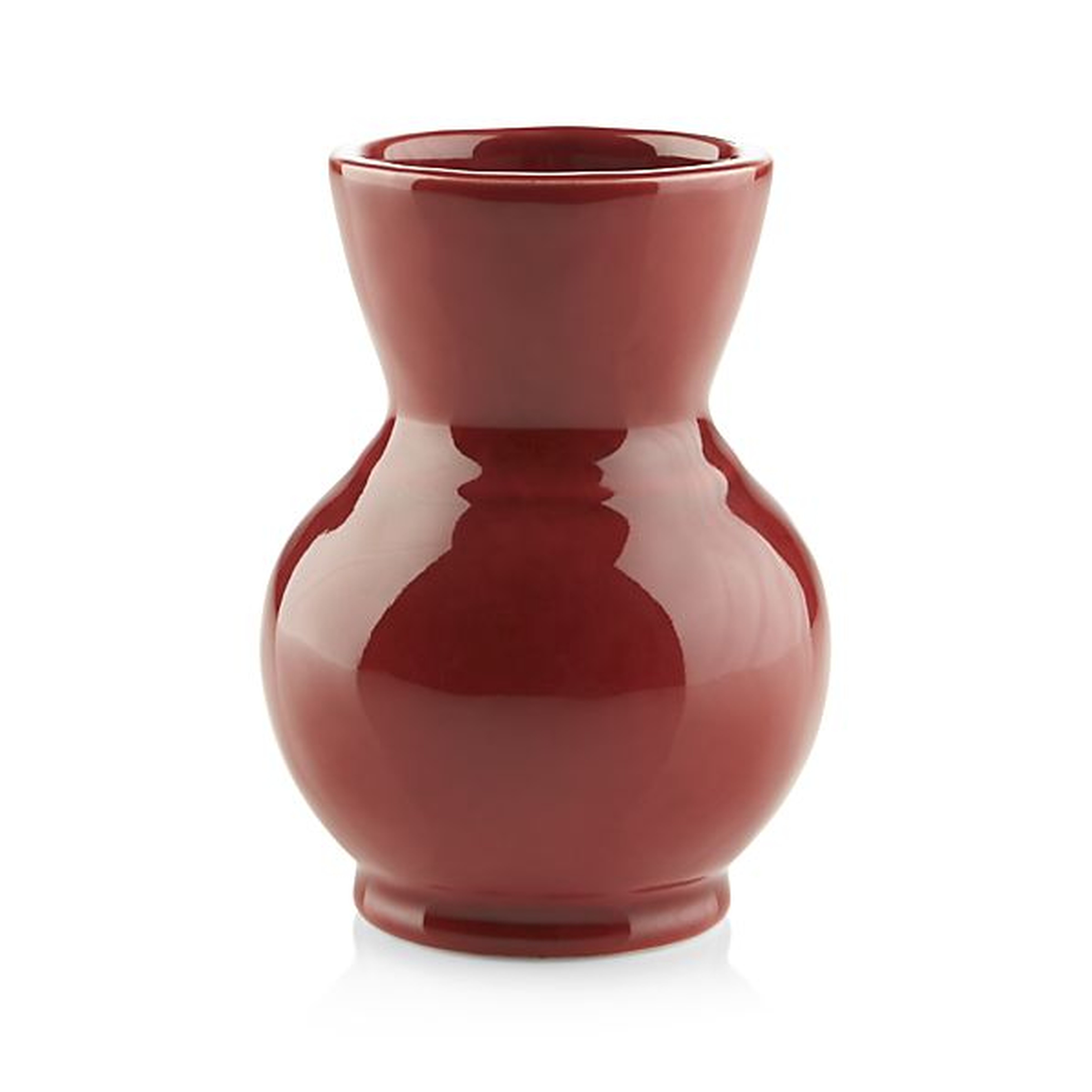 Cerise Mini Red Vase - Crate and Barrel