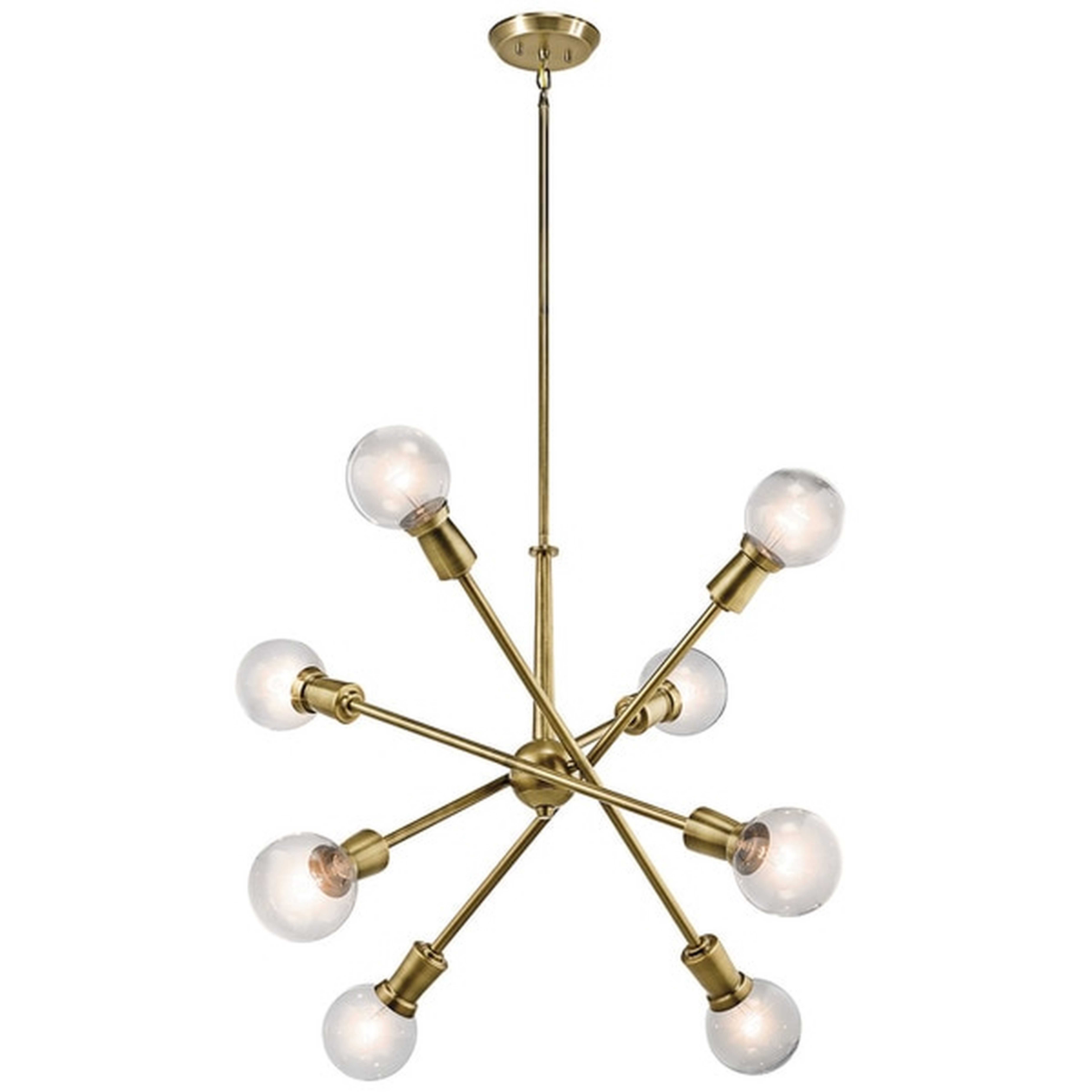 Armstrong Collection 8-light Natural Brass Chandelier - Overstock