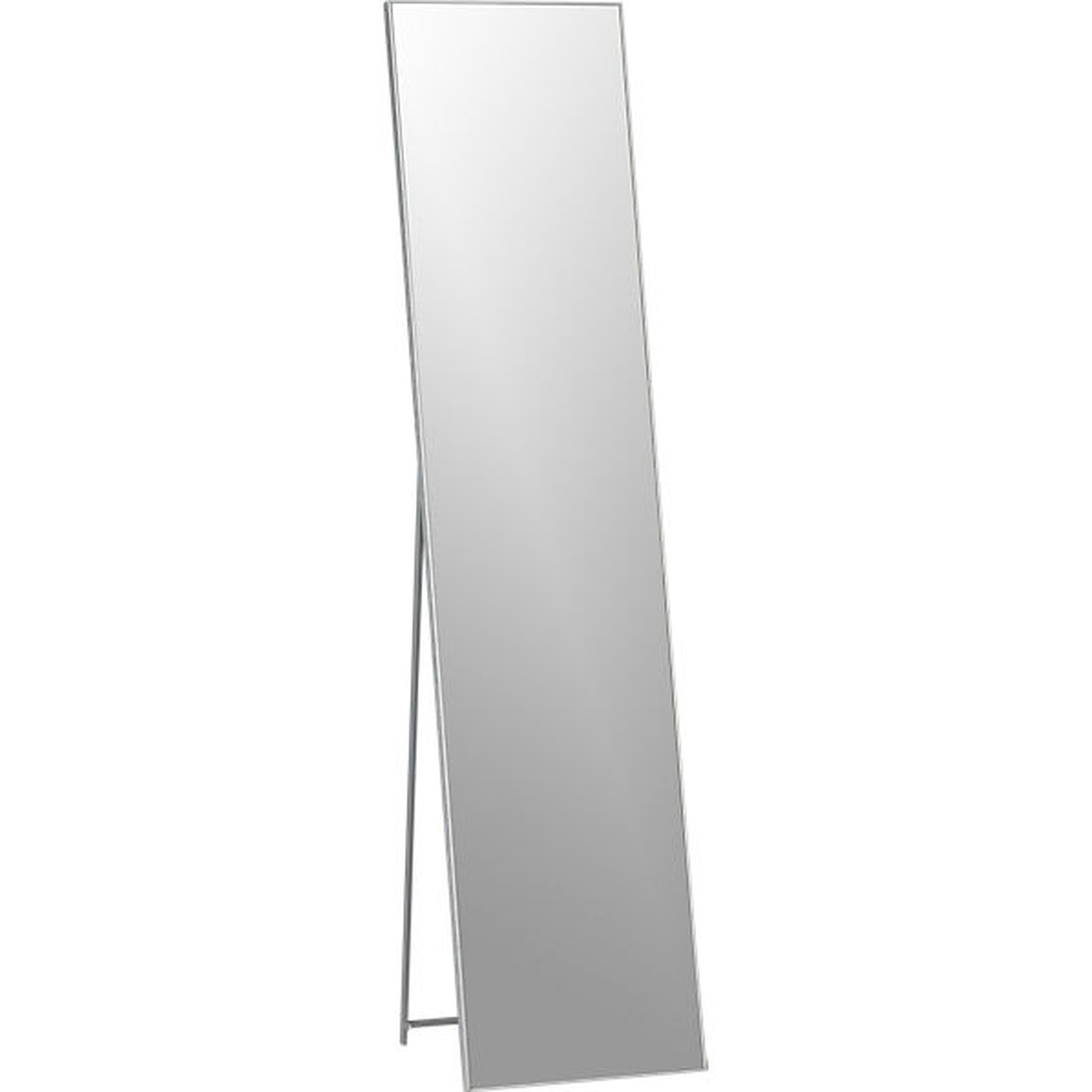 Infinity 16"x69" standing floor mirror - CB2
