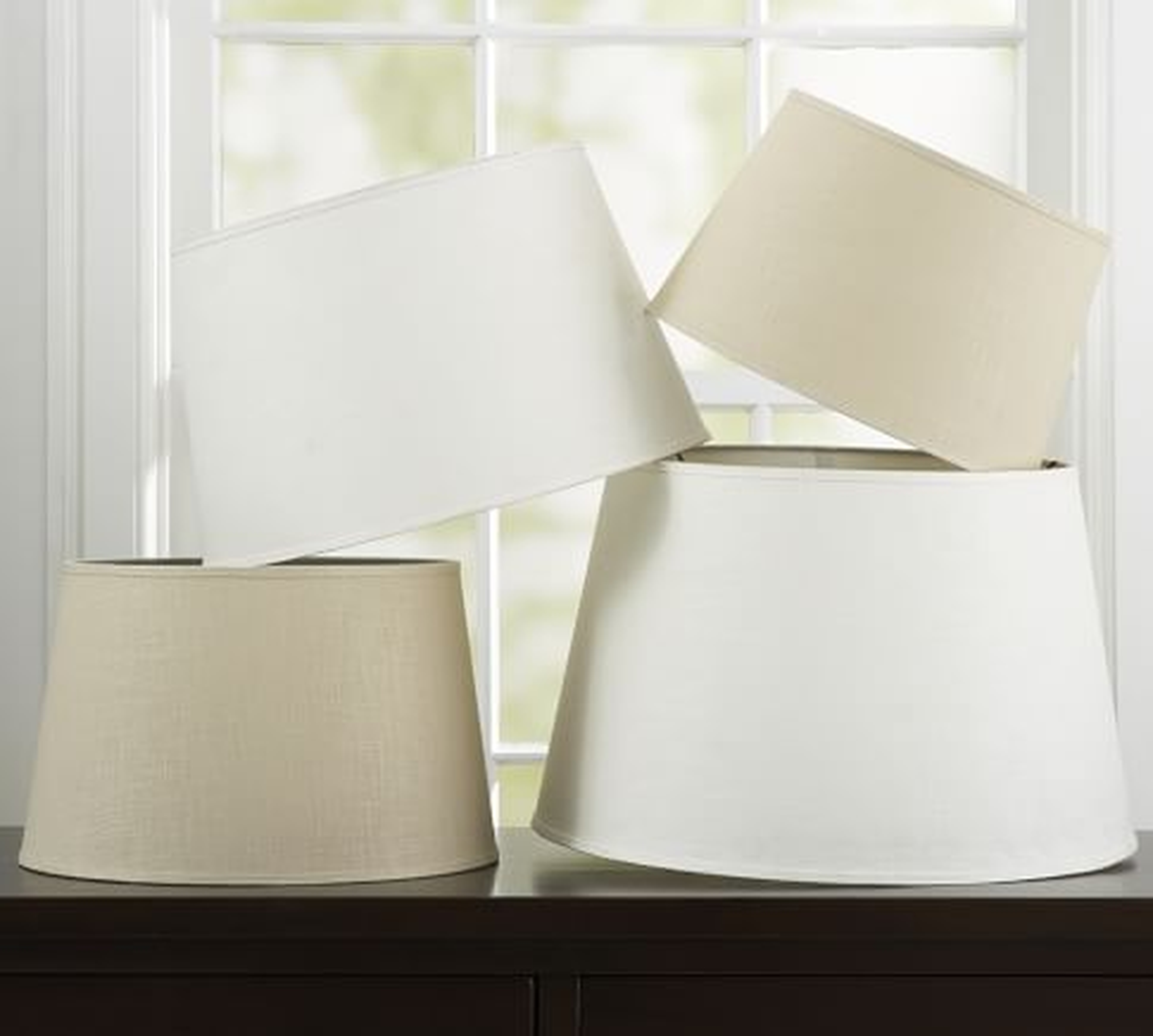 Linen Tapered Drum Lamp Shade - Pottery Barn