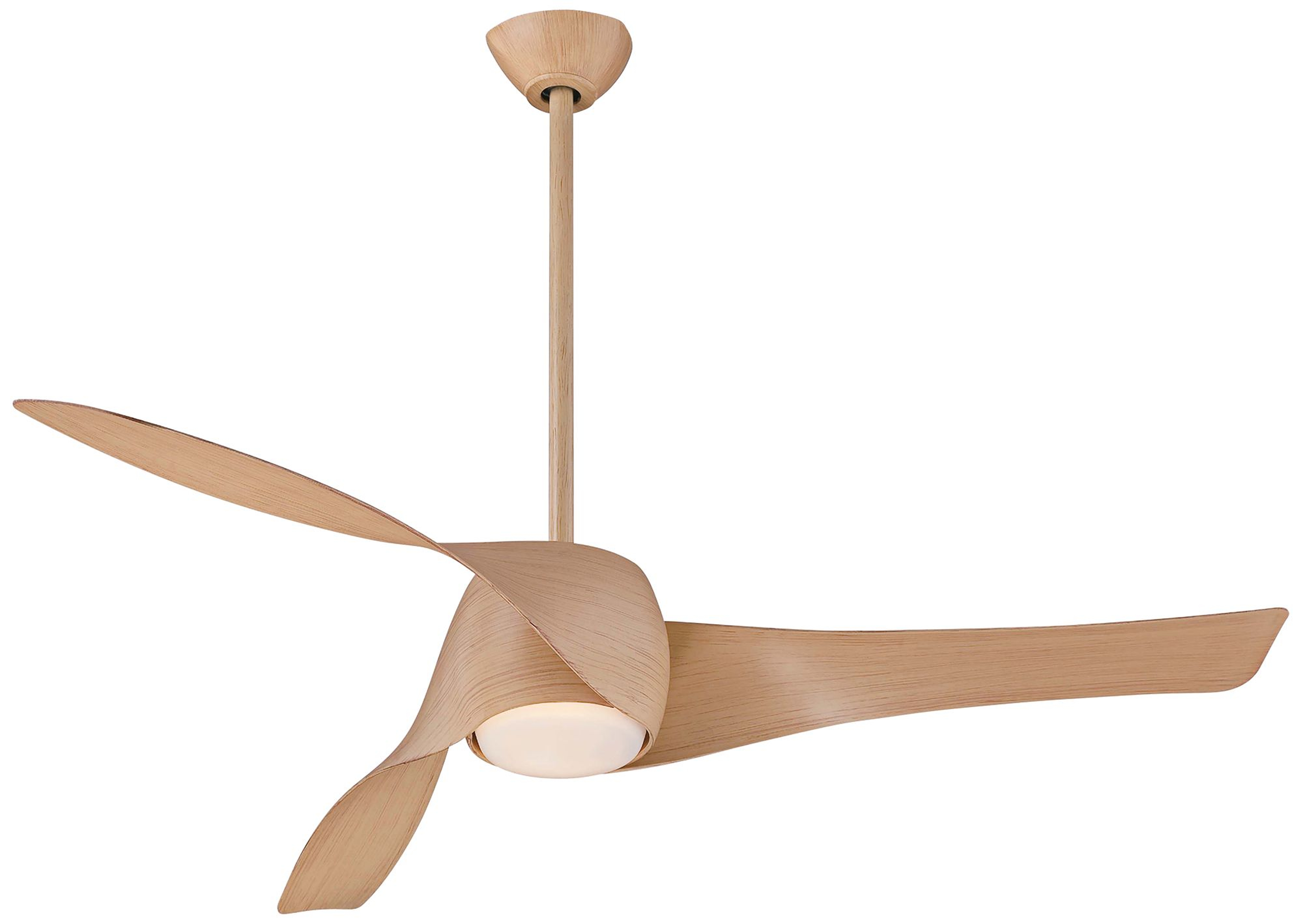 58" Artemis Maple Finish Ceiling Fan - Lamps Plus