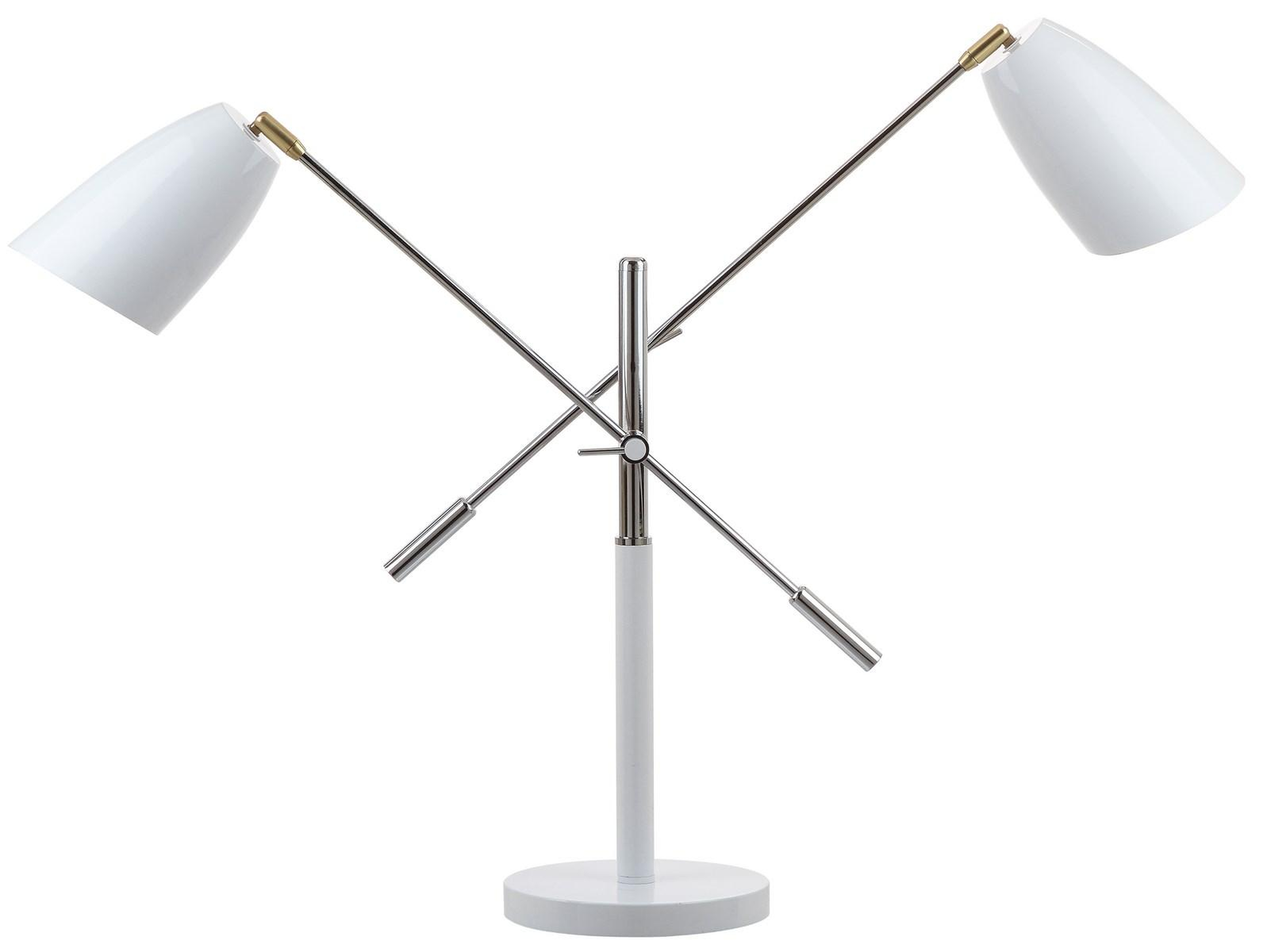 Mavis 32-Inch H Adjustable Table Lamp - White - Arlo Home - Arlo Home
