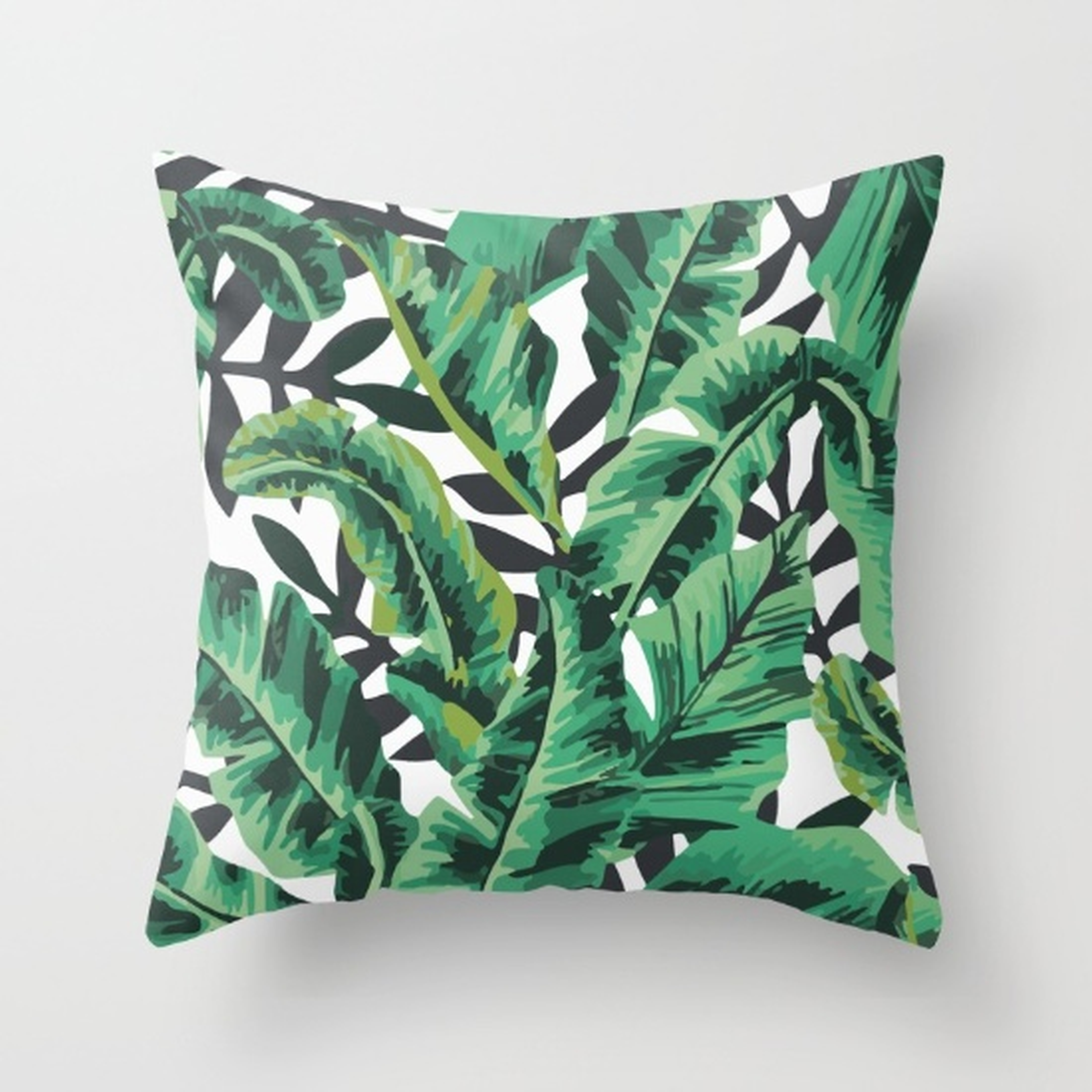 Tropical Glam Banana Leaf Print -Insert included - Society6