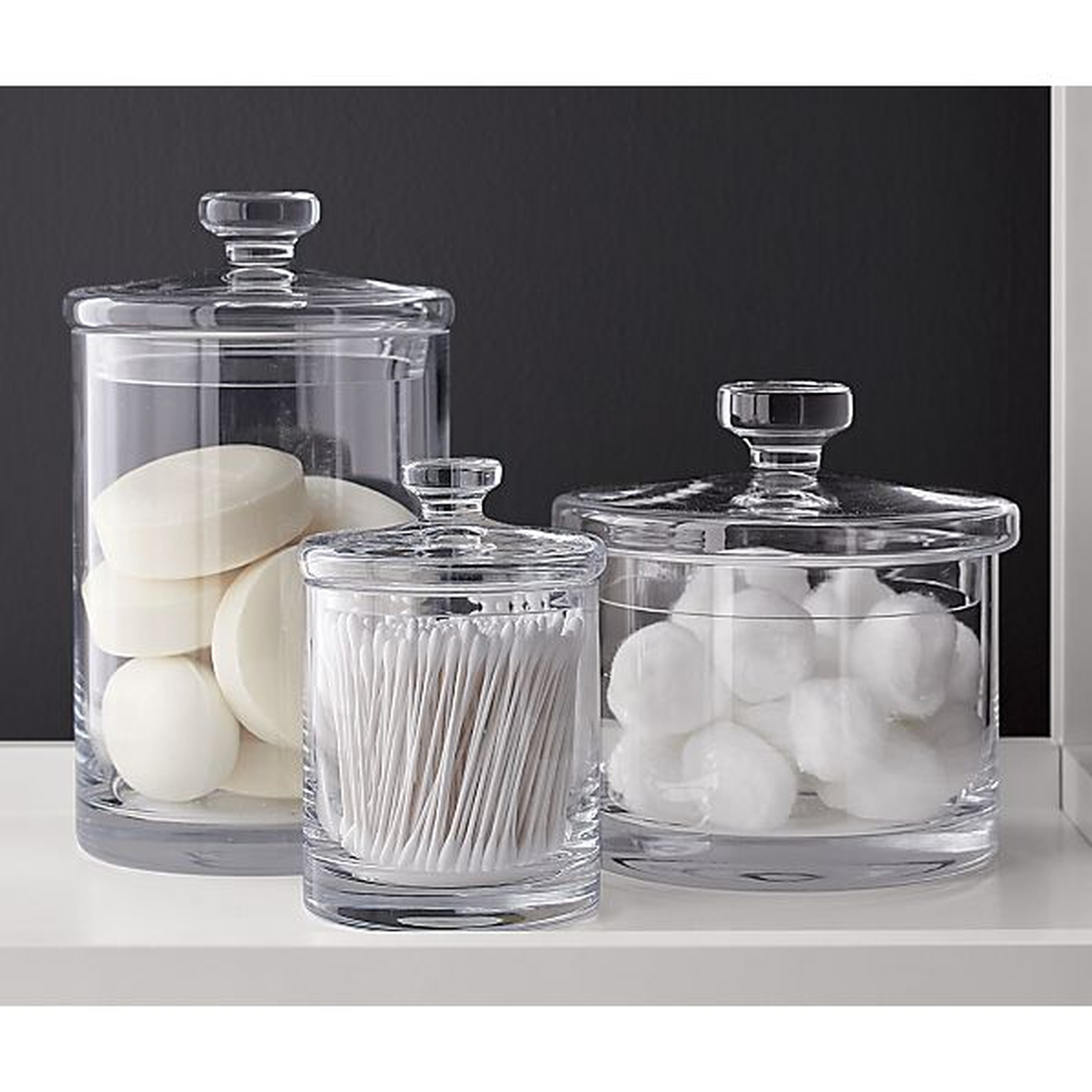 Glass Canisters Set of Three - Crate and Barrel